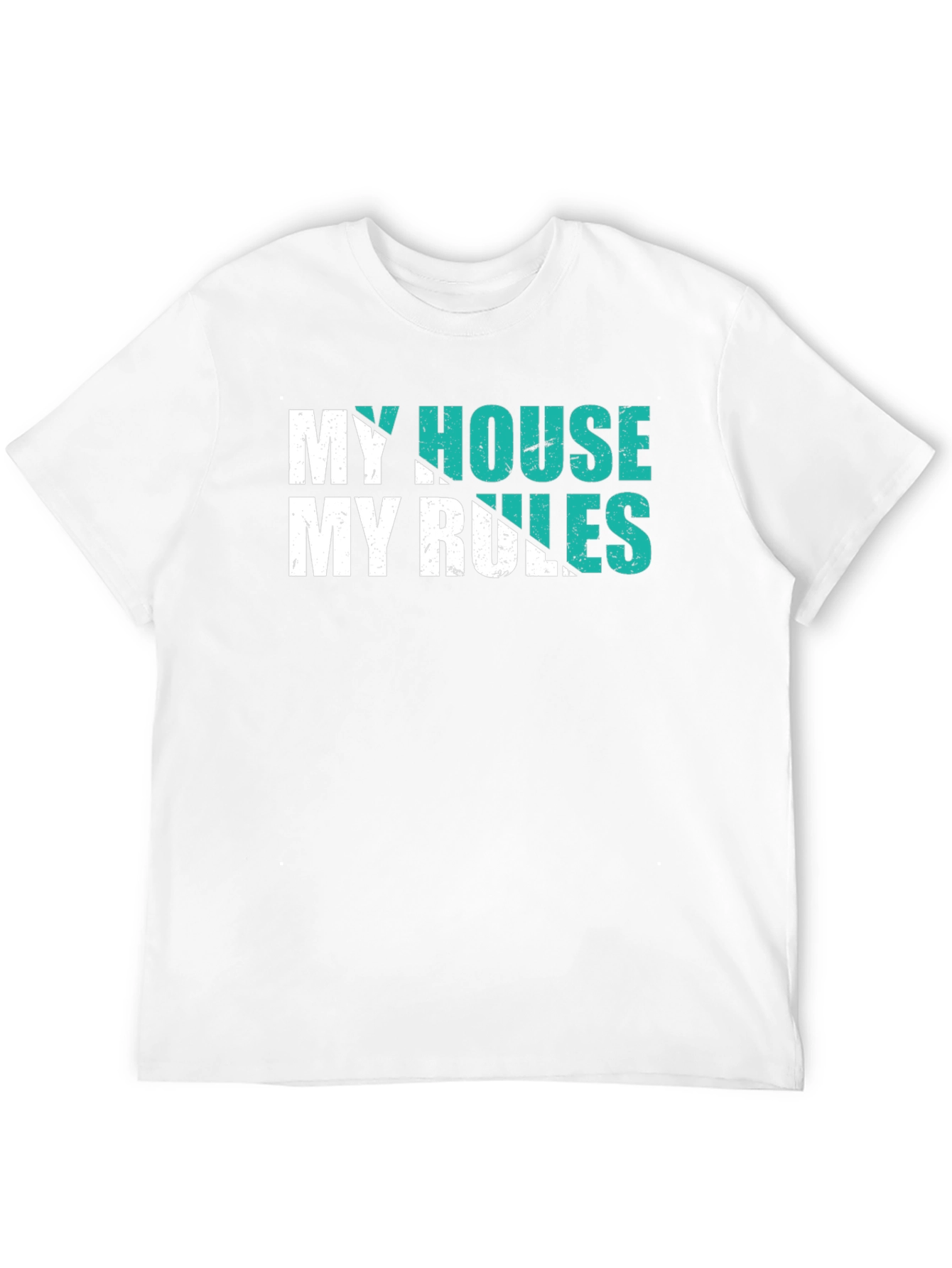 My House My Rules T-Shirt - Black Graphic Tee