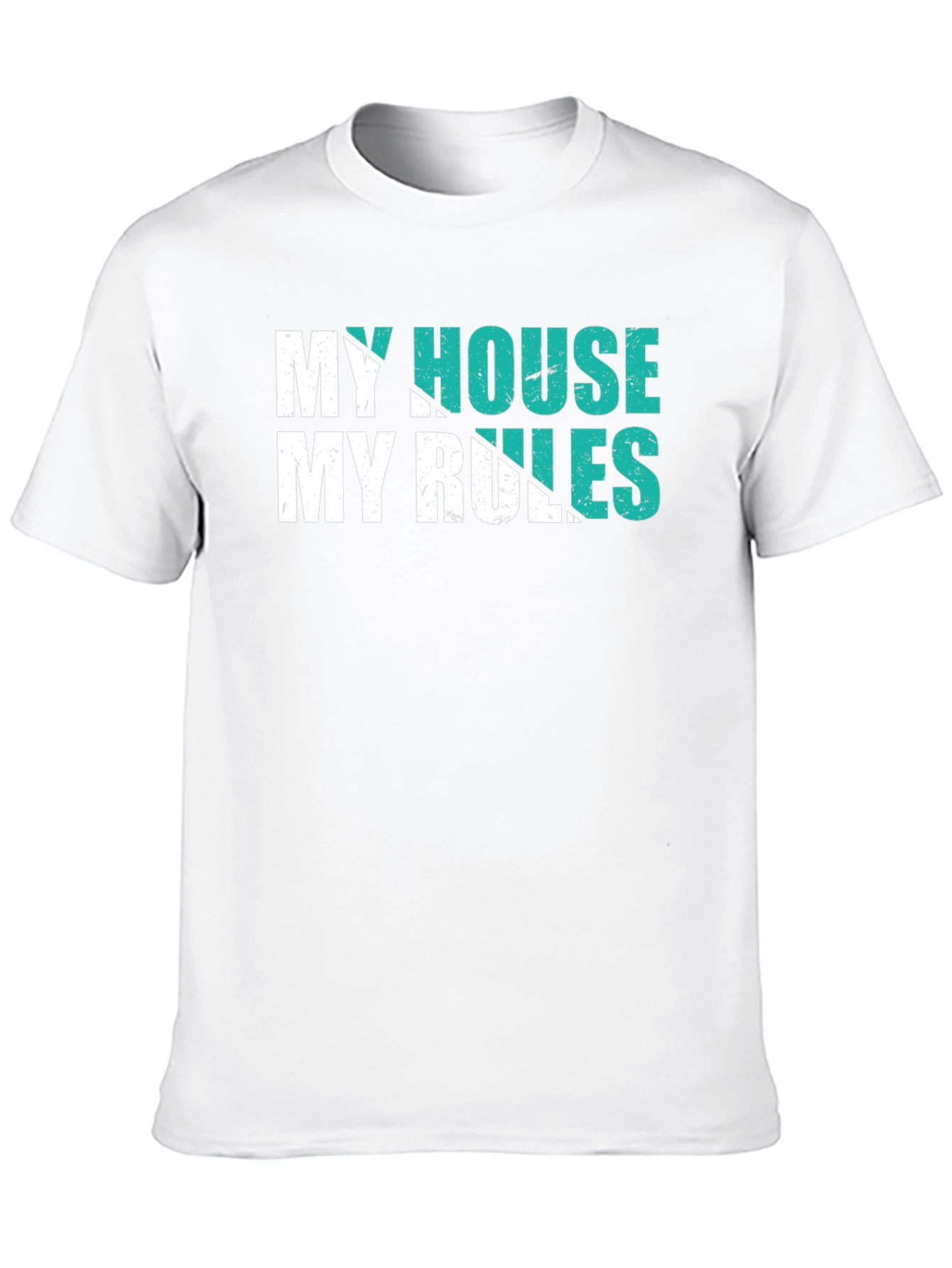 My House My Rules T-Shirt - Black Graphic Tee