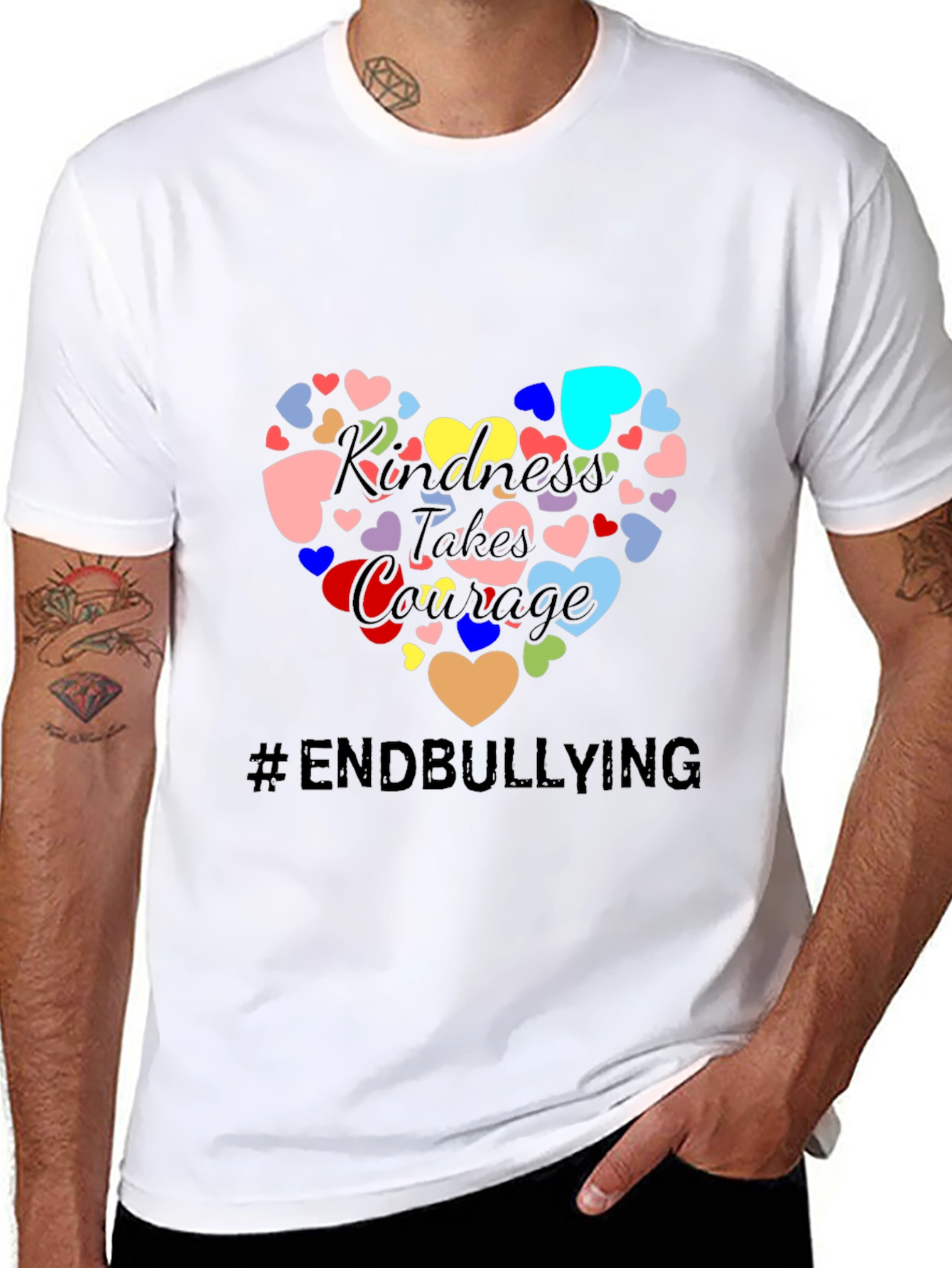 Kindness Takes Courage T-Shirt - End Bullying