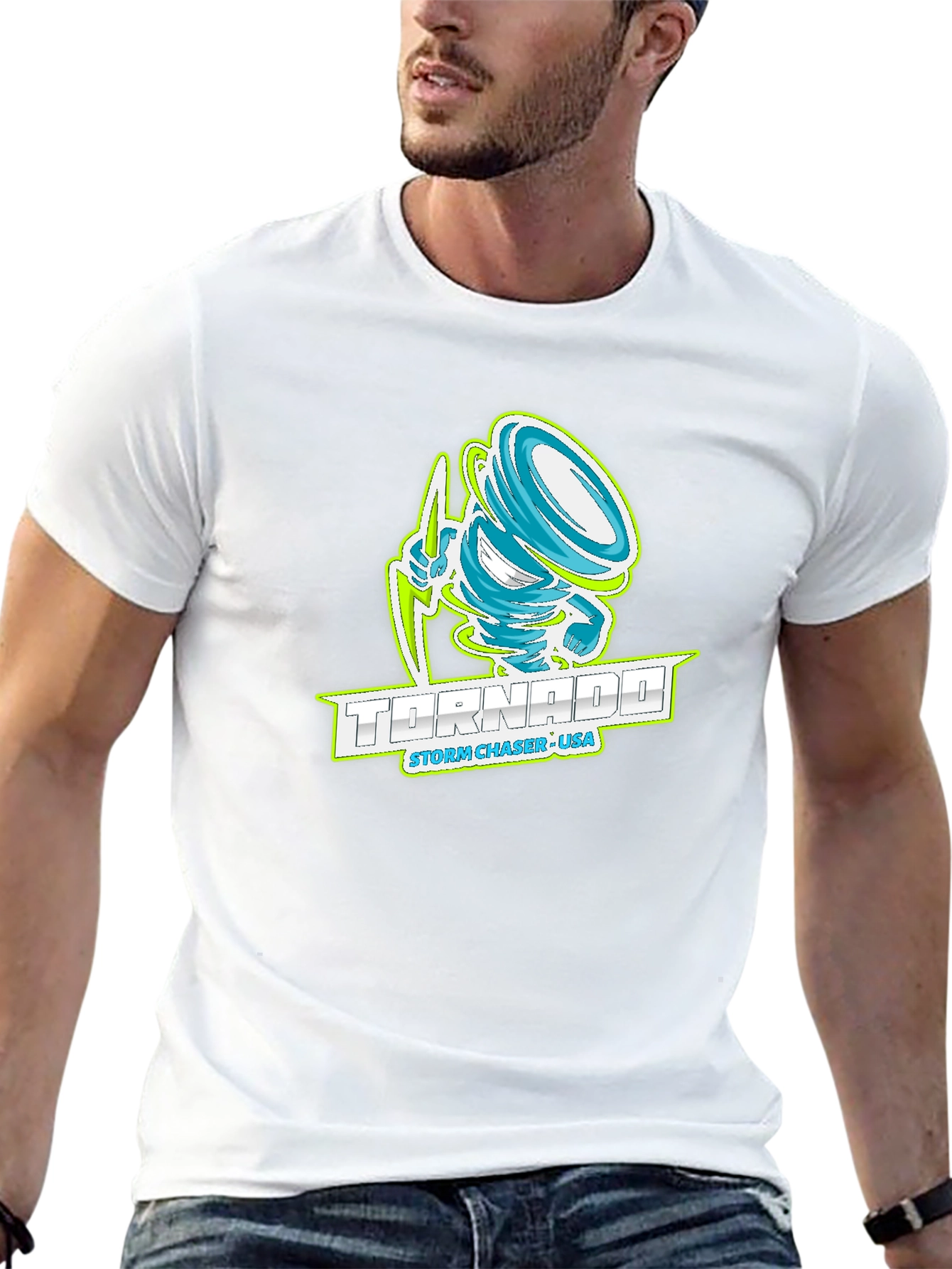 Tornado Storm Chaser USA Graphic T-Shirt