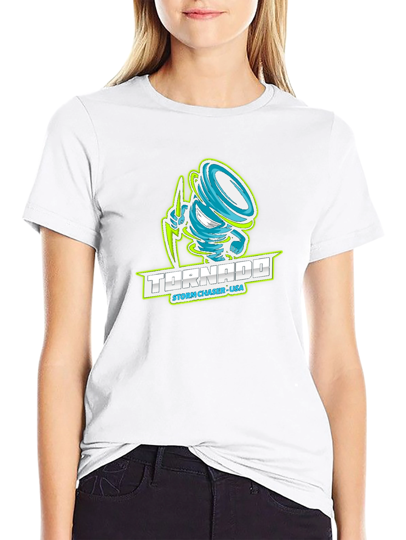 Tornado Storm Chaser USA Graphic T-Shirt