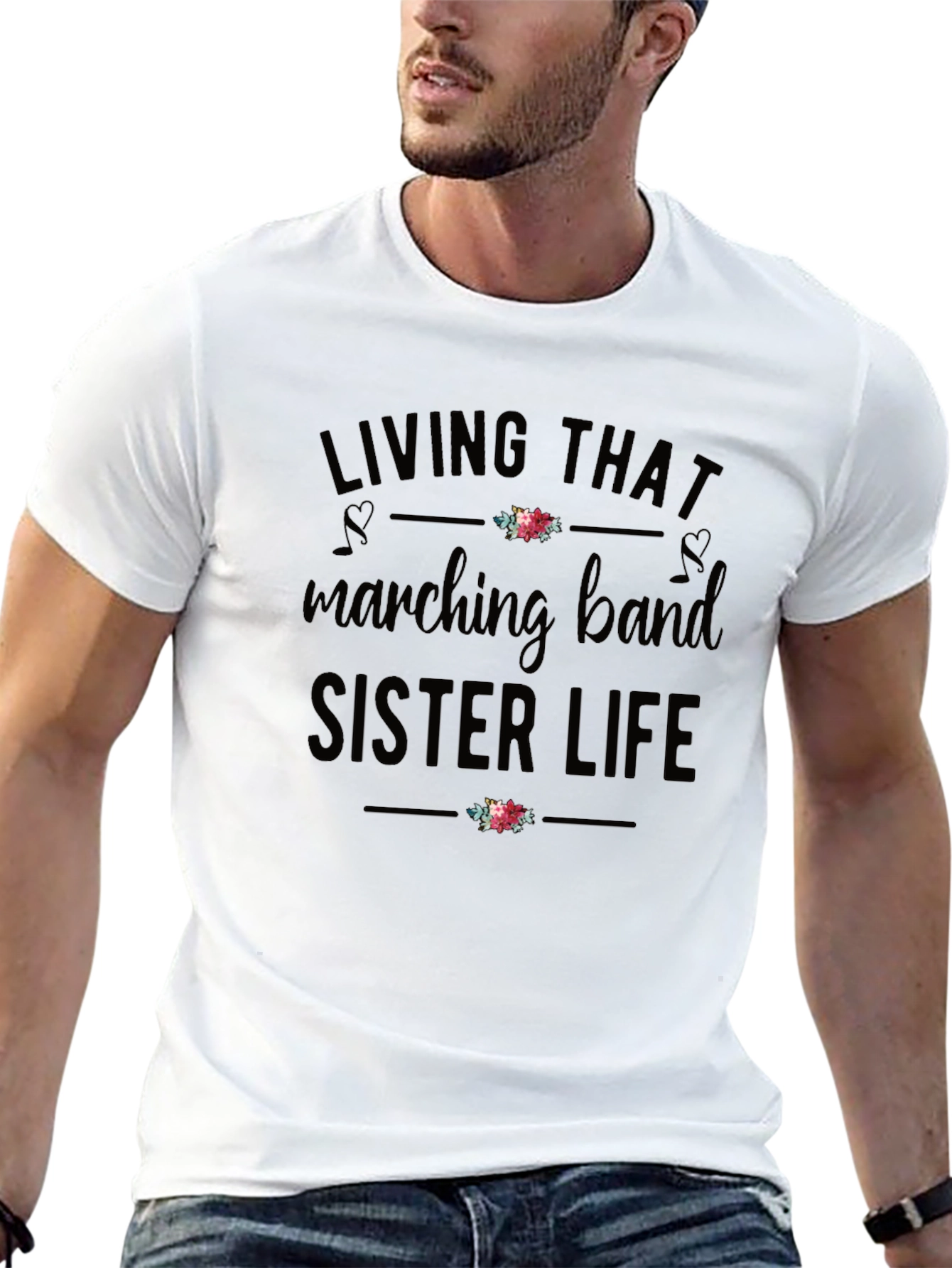 Marching Band Sister Life Graphic Tee