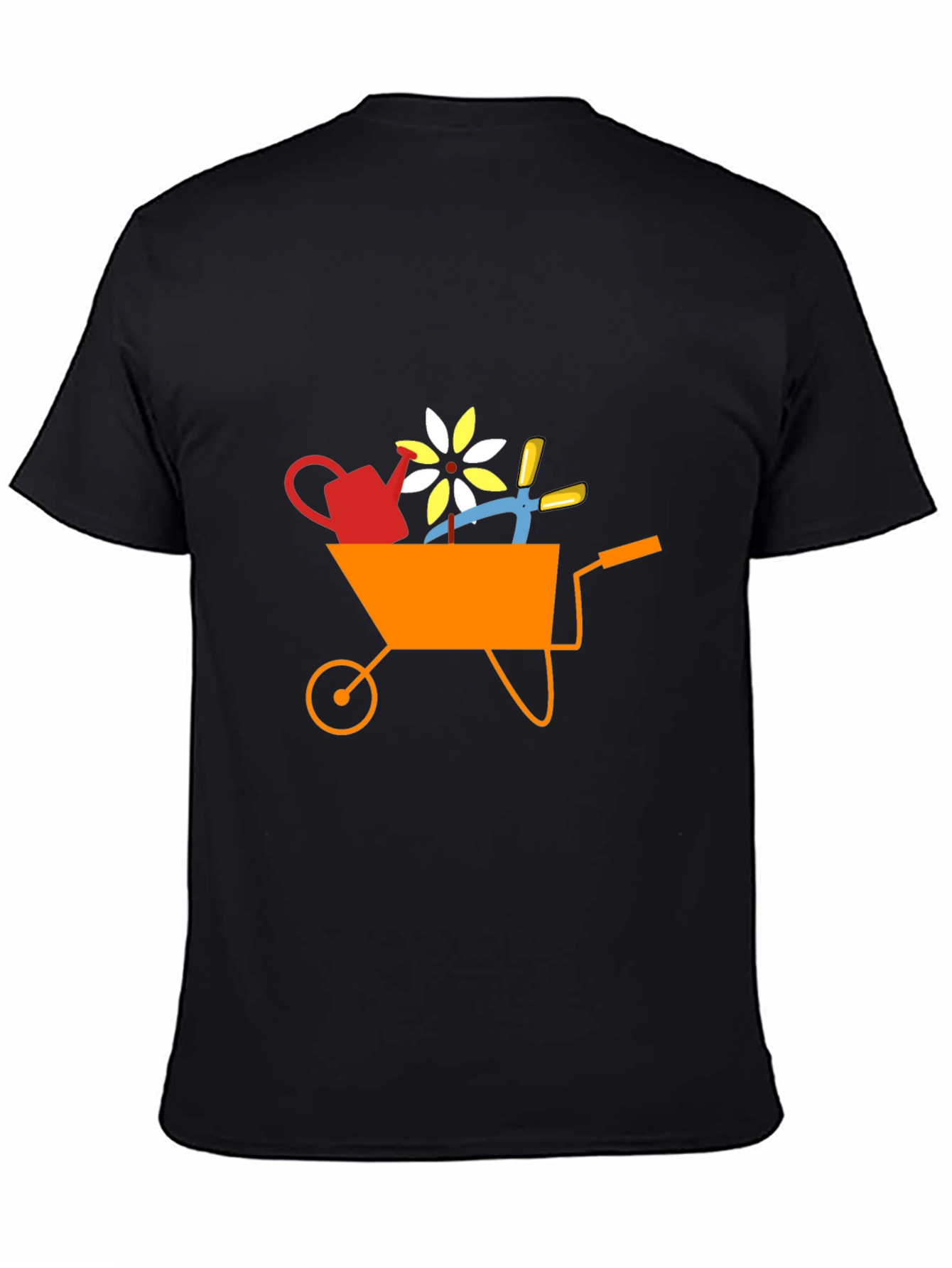 Gardening Wheelbarrow Graphic T-Shirt