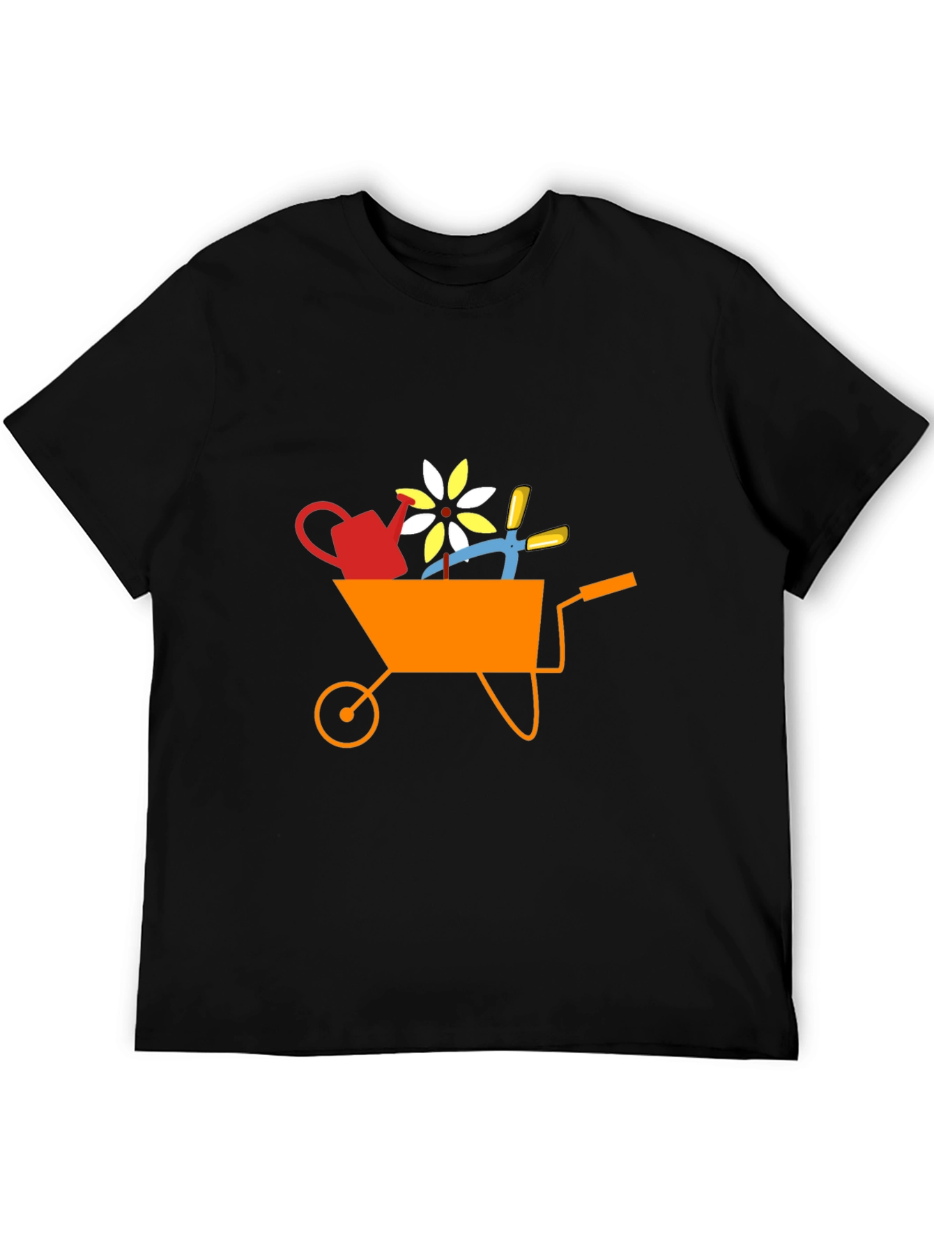 Gardening Wheelbarrow Graphic T-Shirt