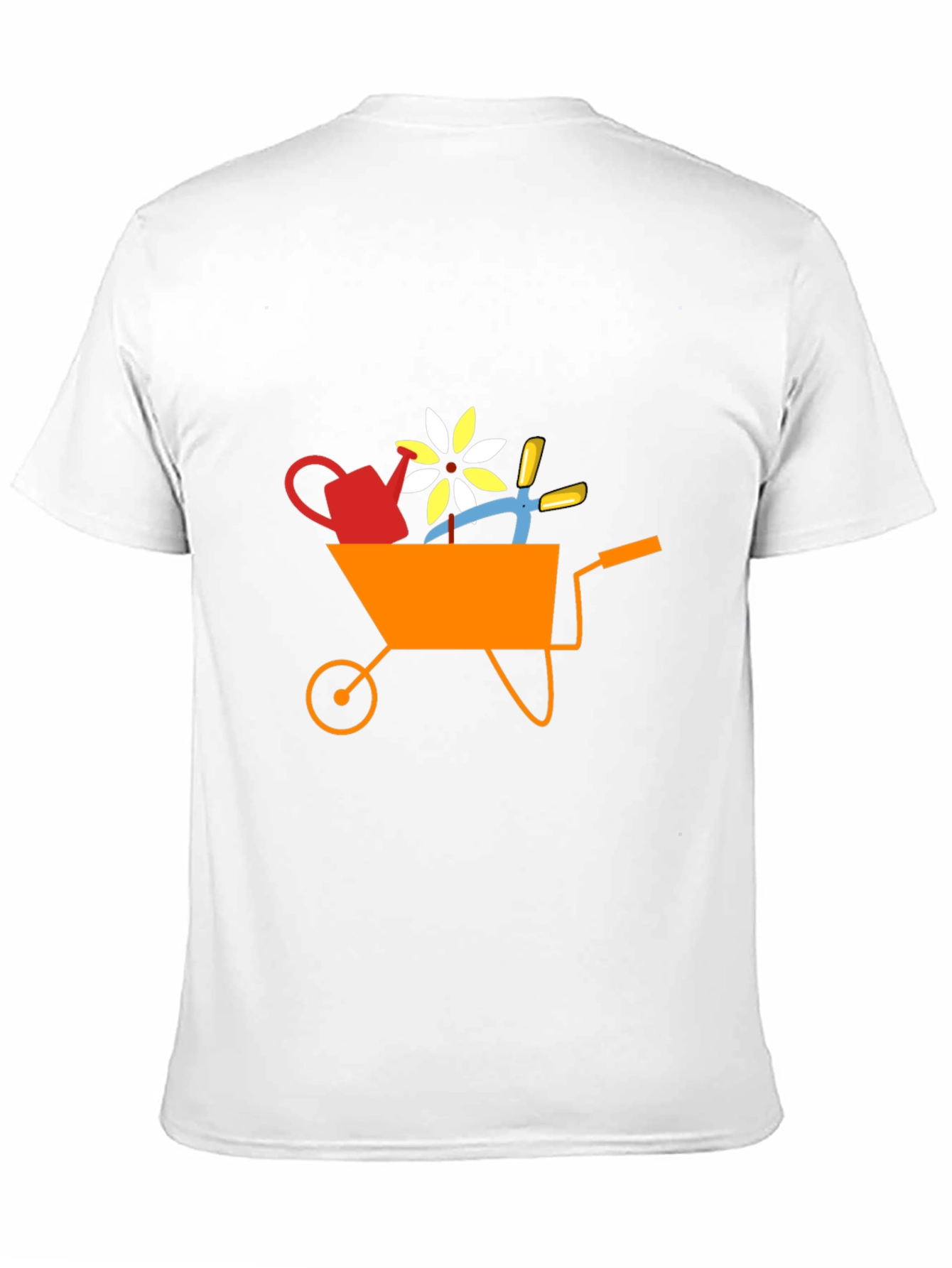 Gardening Wheelbarrow Graphic T-Shirt