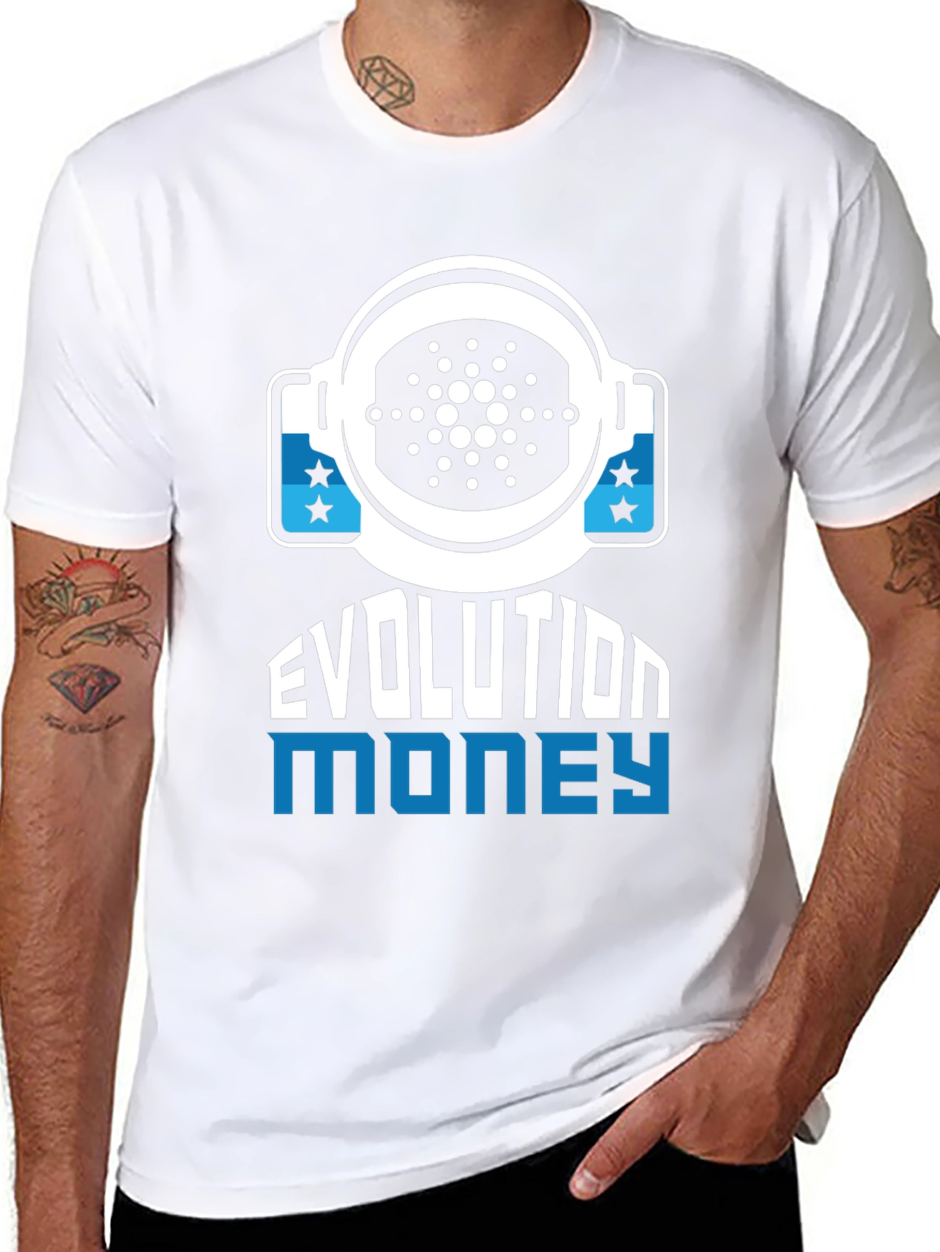 Evolution Money T-Shirt: Crypto Cardano ADA