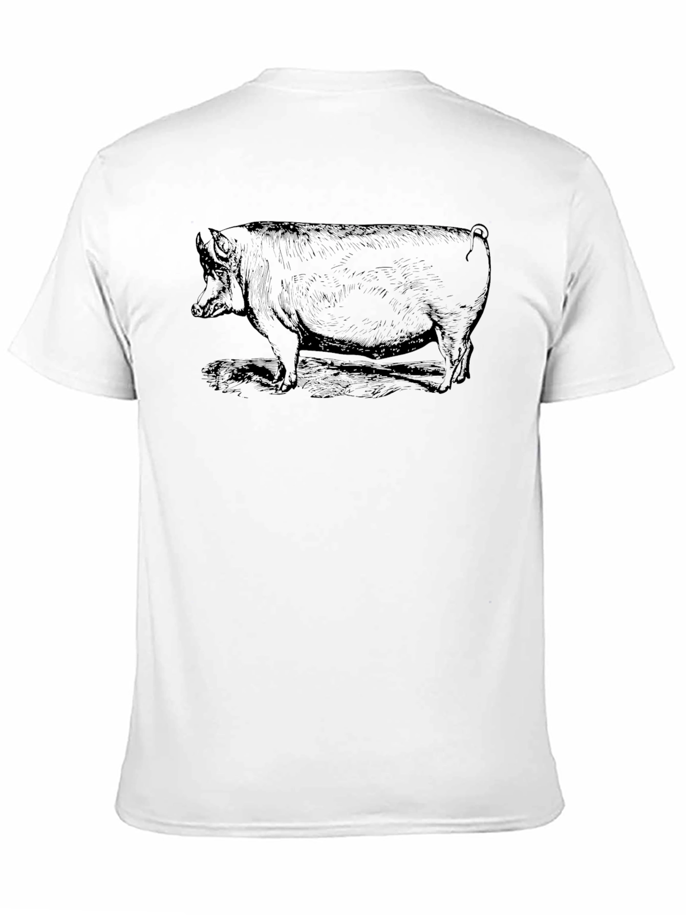 Black Pig Graphic T-Shirt - Unique Design
