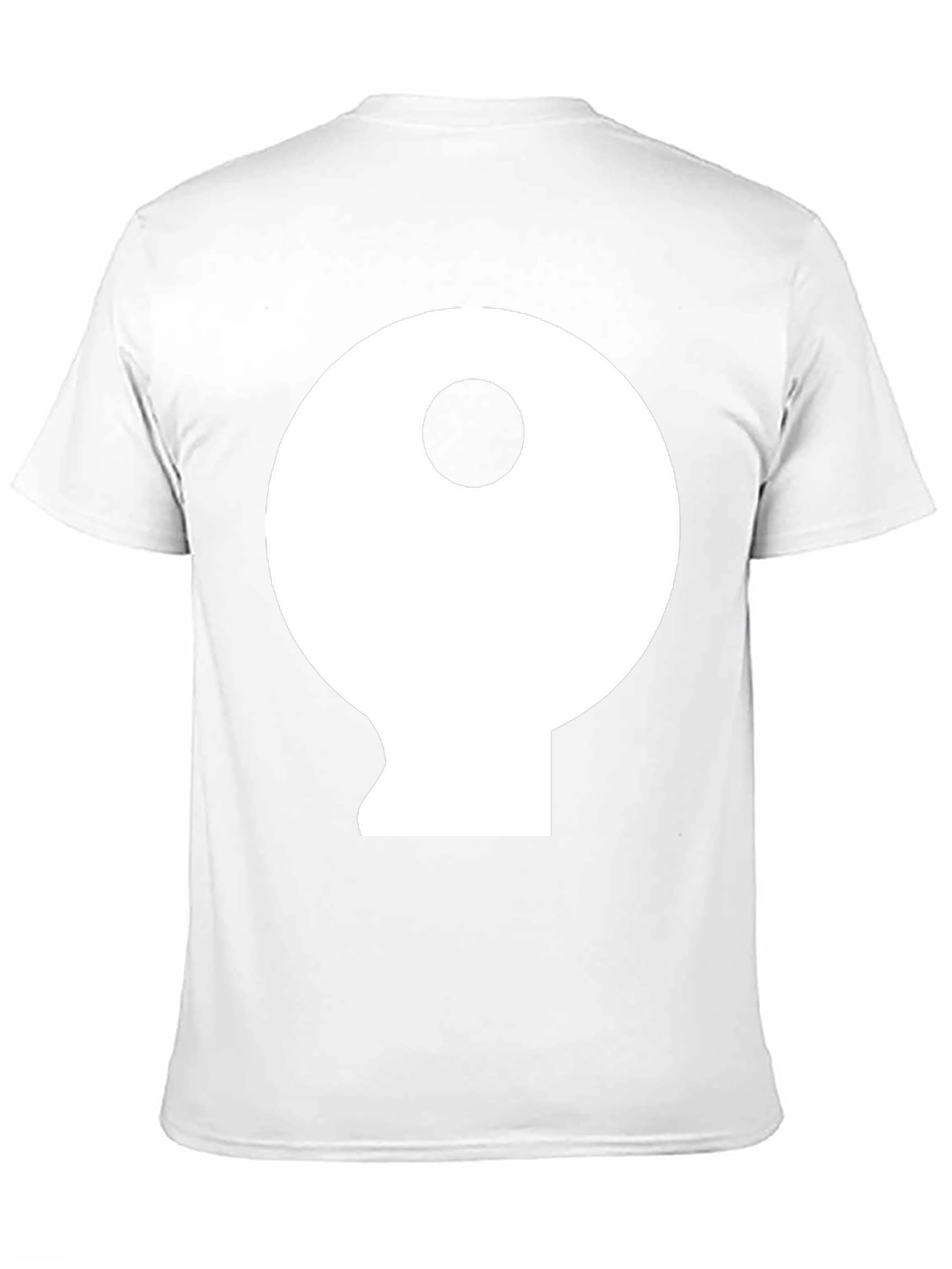 Yin Yang Inspired Graphic Tee - Black