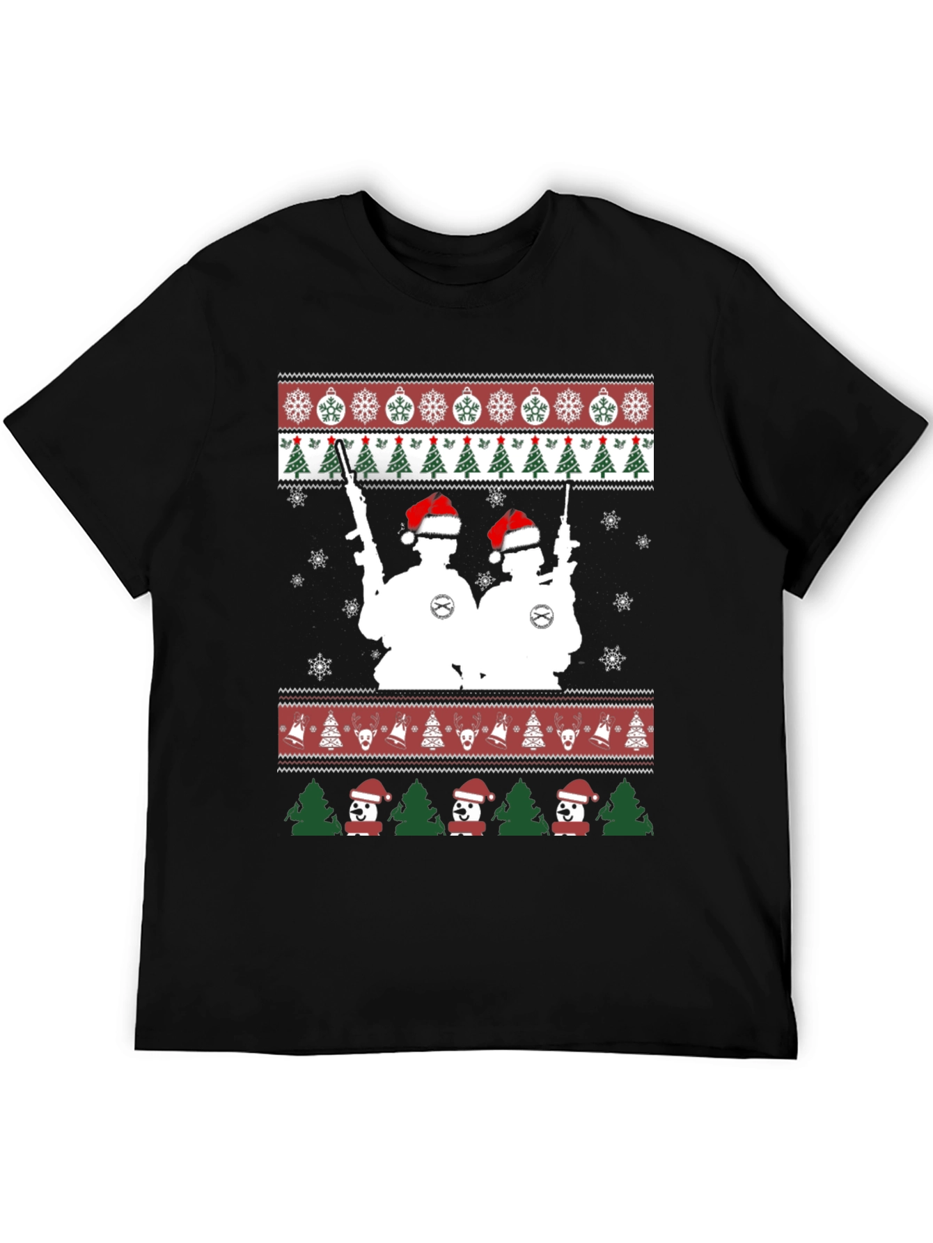 Tactical Christmas Sweater Style T-Shirt