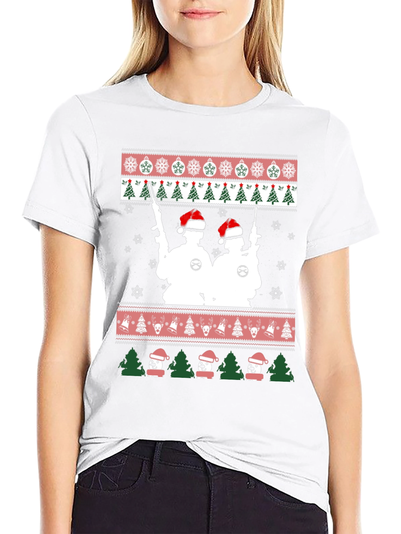 Tactical Christmas Sweater Style T-Shirt