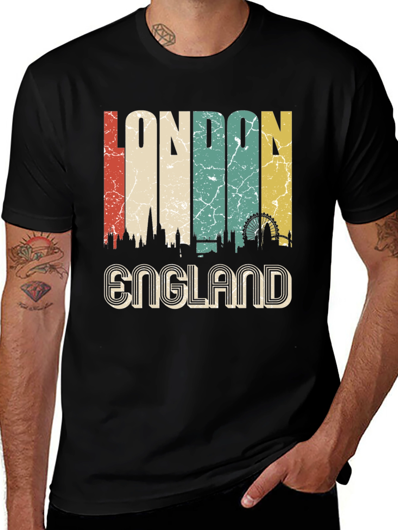 London England Retro T-Shirt
