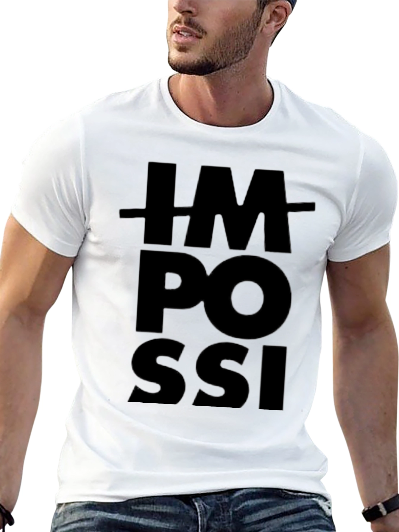 Impossible T-Shirt - Motivational Graphic Tee