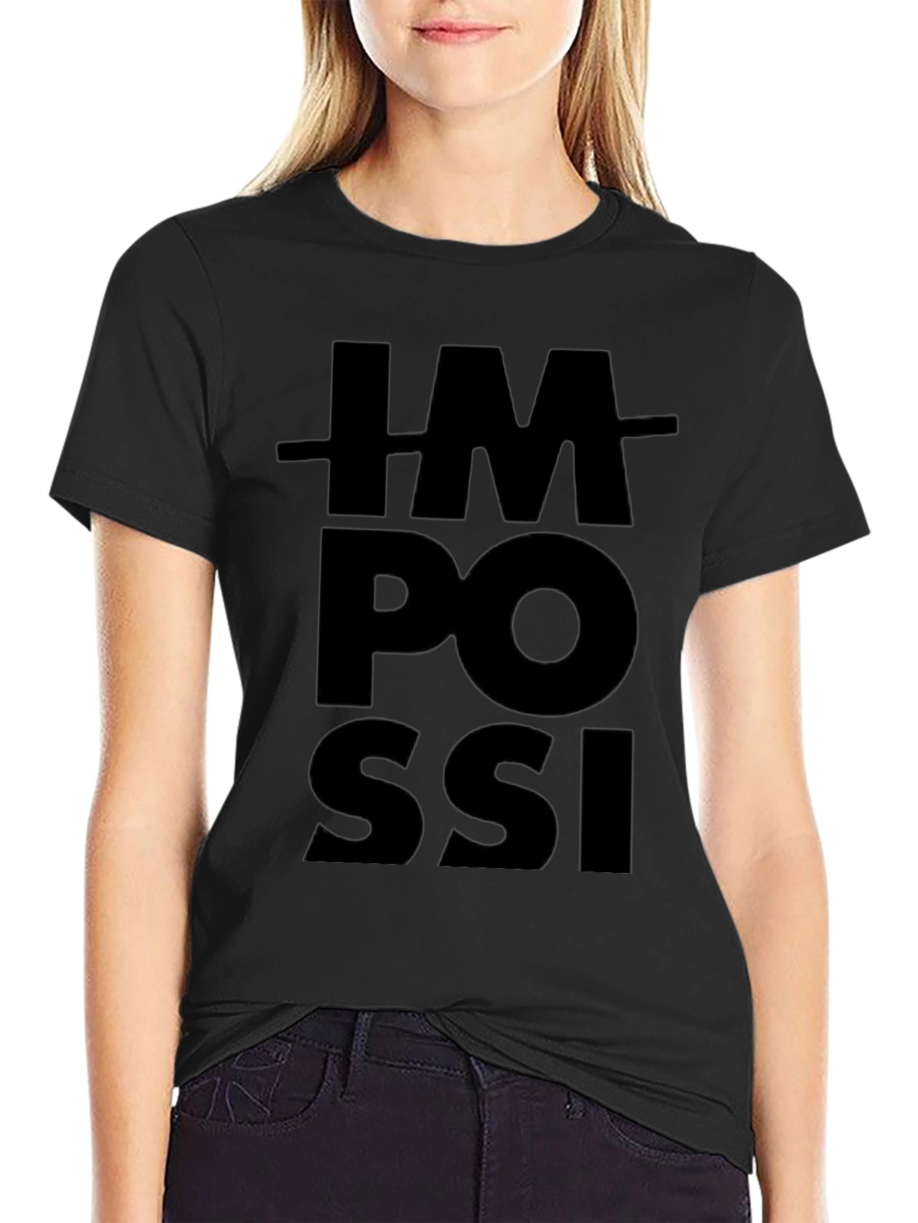 Impossible T-Shirt - Motivational Graphic Tee