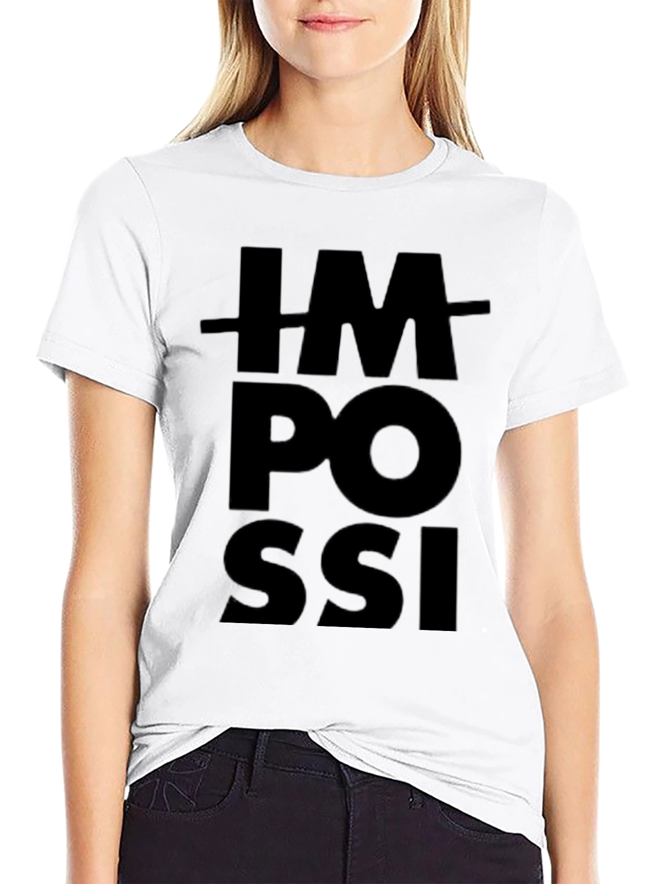 Impossible T-Shirt - Motivational Graphic Tee