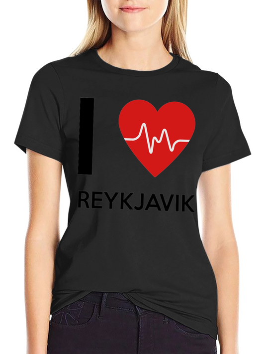 I Heart Reykjavik Graphic Tee