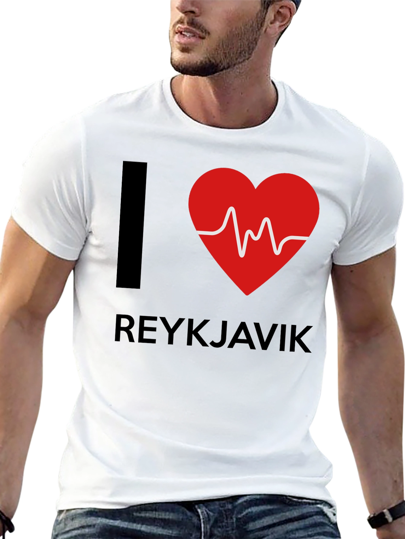 I Heart Reykjavik Graphic Tee