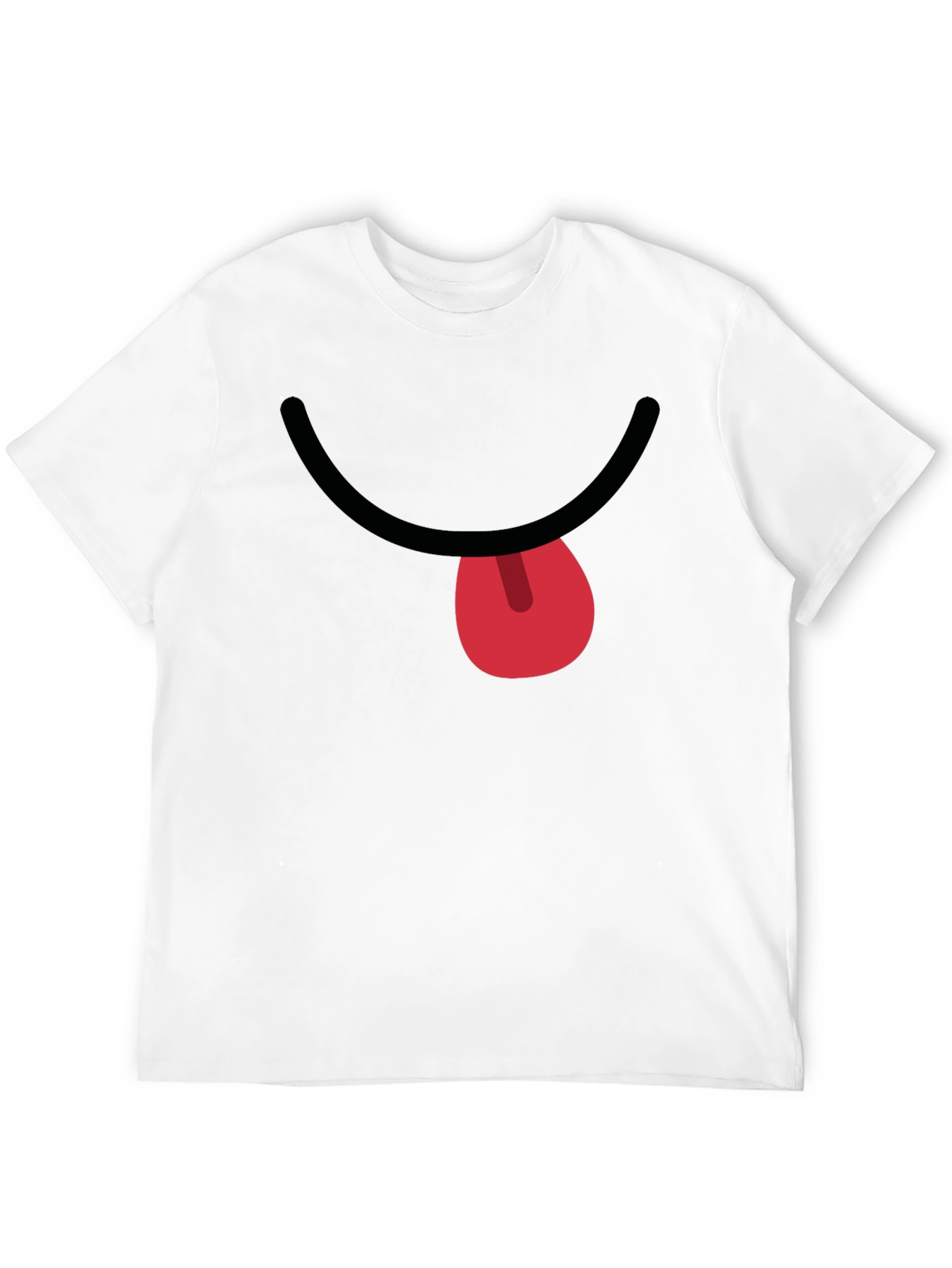 Funny Face Graphic T-Shirt - Black
