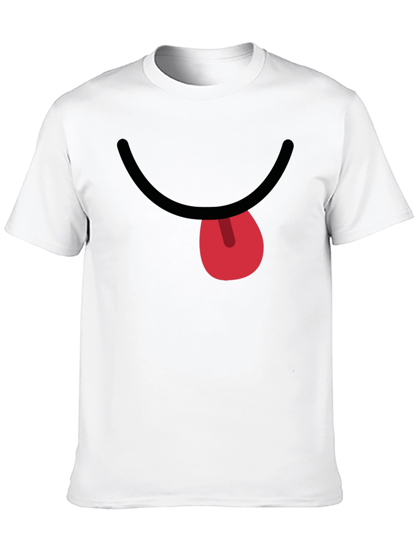 Funny Face Graphic T-Shirt - Black