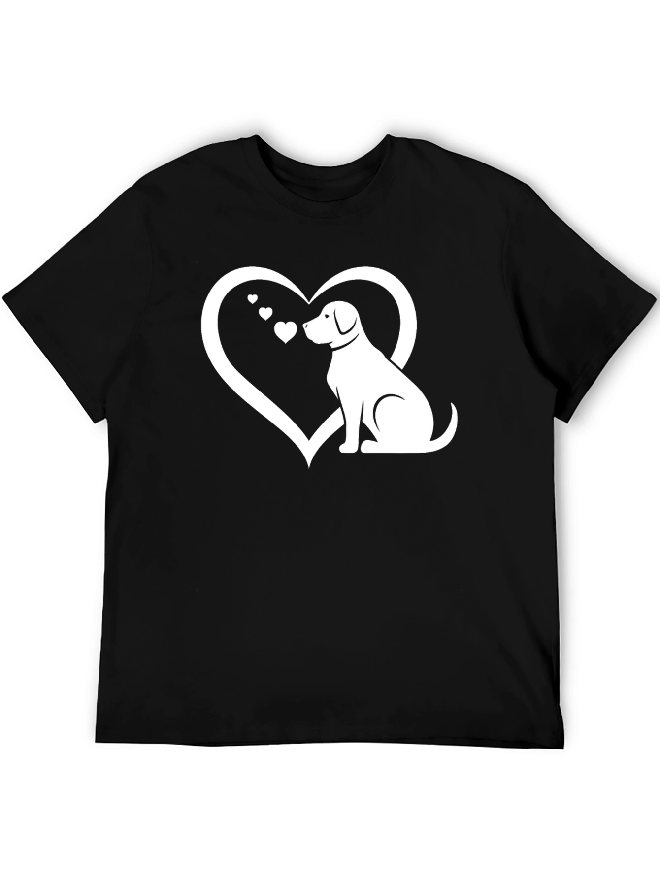 Dog Lover T-Shirt - Heart & Canine Design