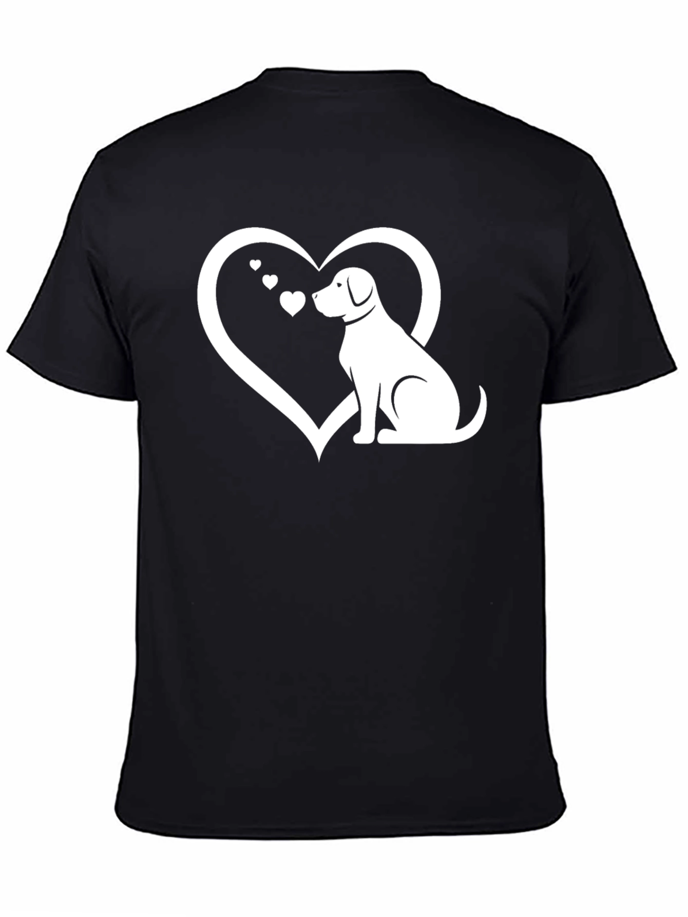 Dog Lover T-Shirt - Heart & Canine Design