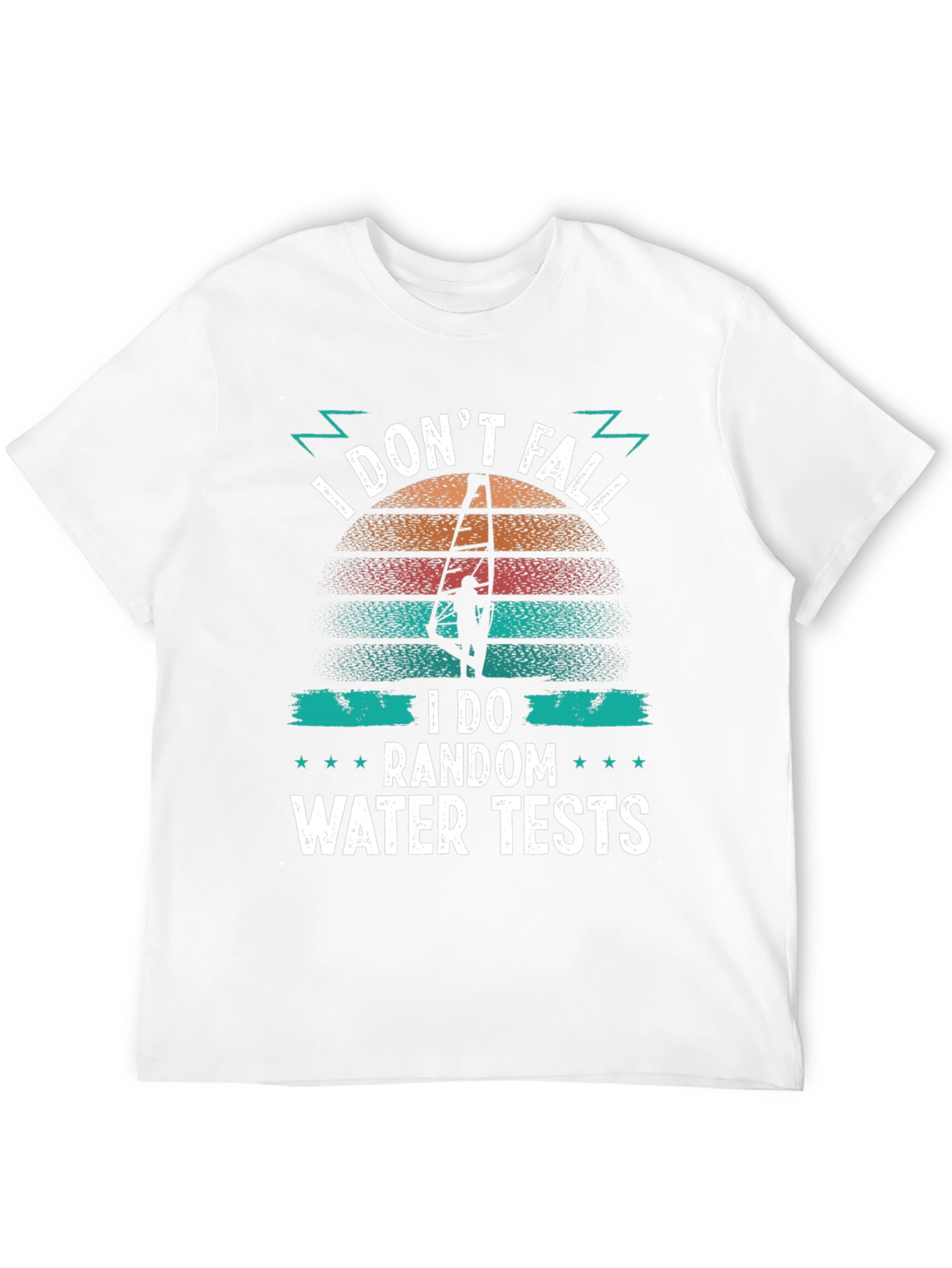 Funny Windsurfing T-Shirt: I Do Random Water Tests