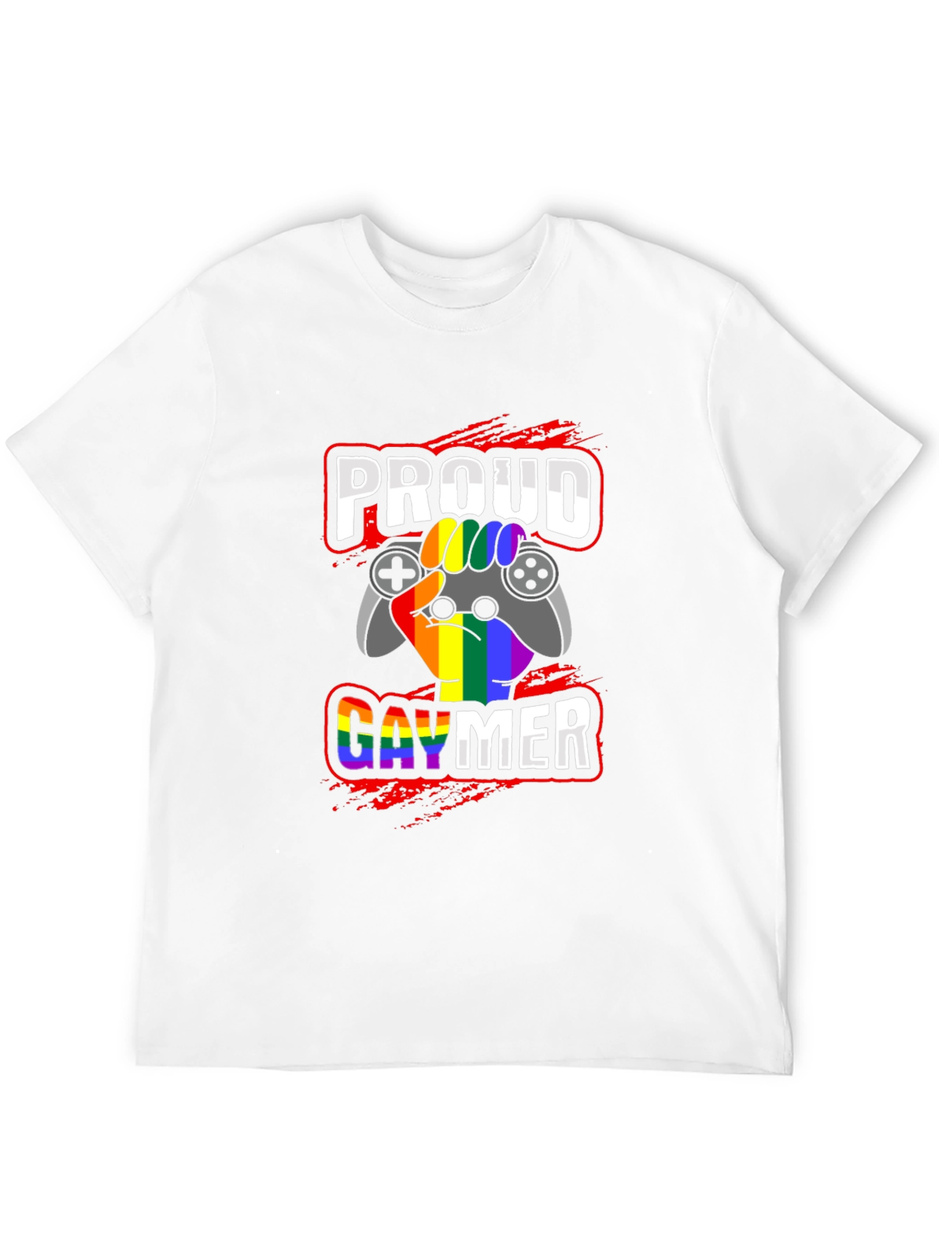 Proud Gaymer T-Shirt - LGBT Pride Gaming Tee