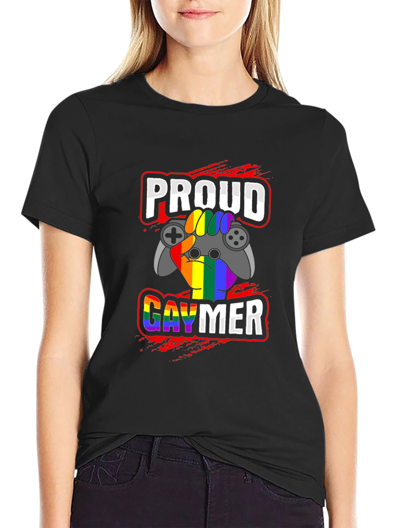 Proud Gaymer T-Shirt - LGBT Pride Gaming Tee