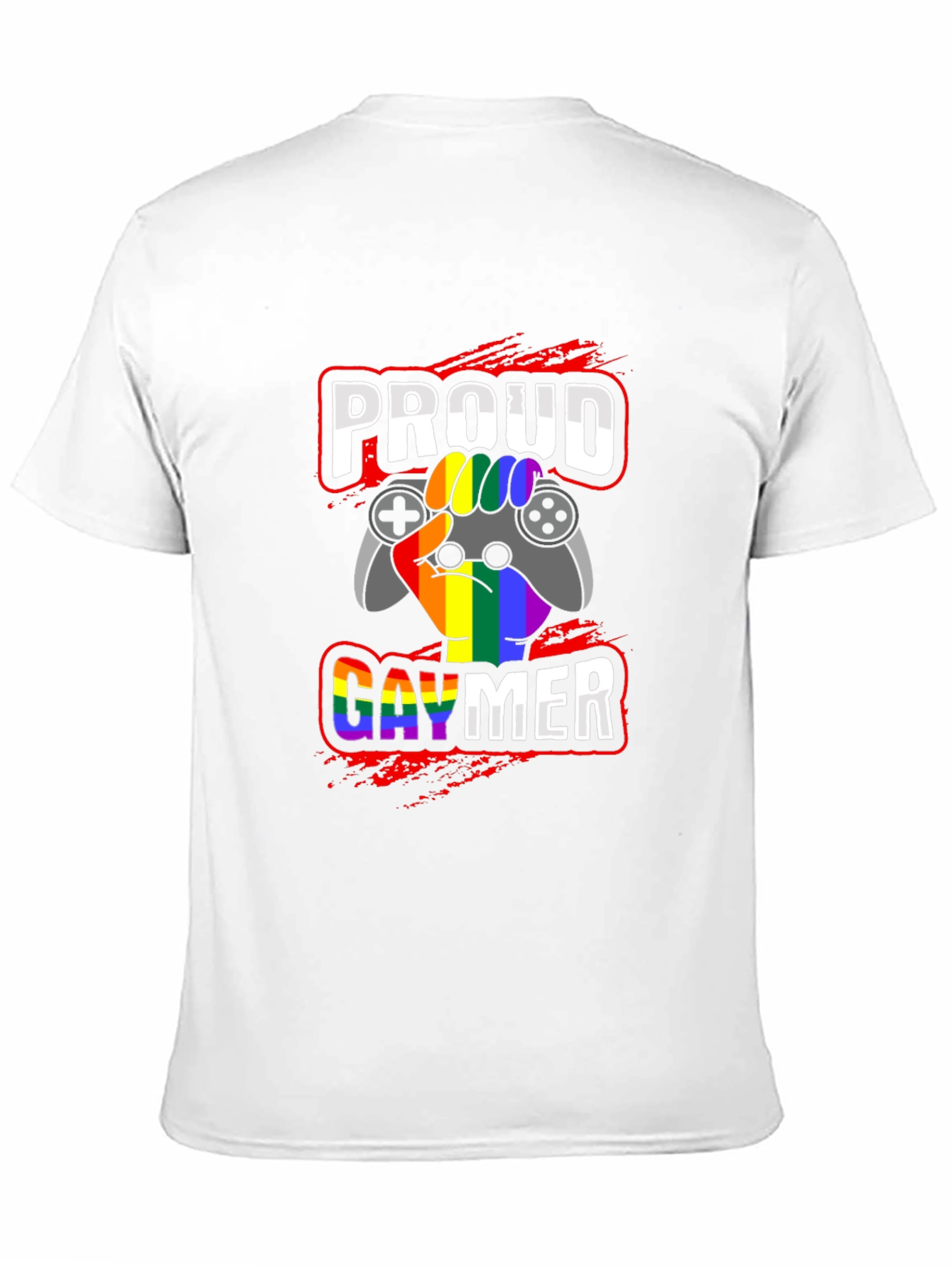 Proud Gaymer T-Shirt - LGBT Pride Gaming Tee