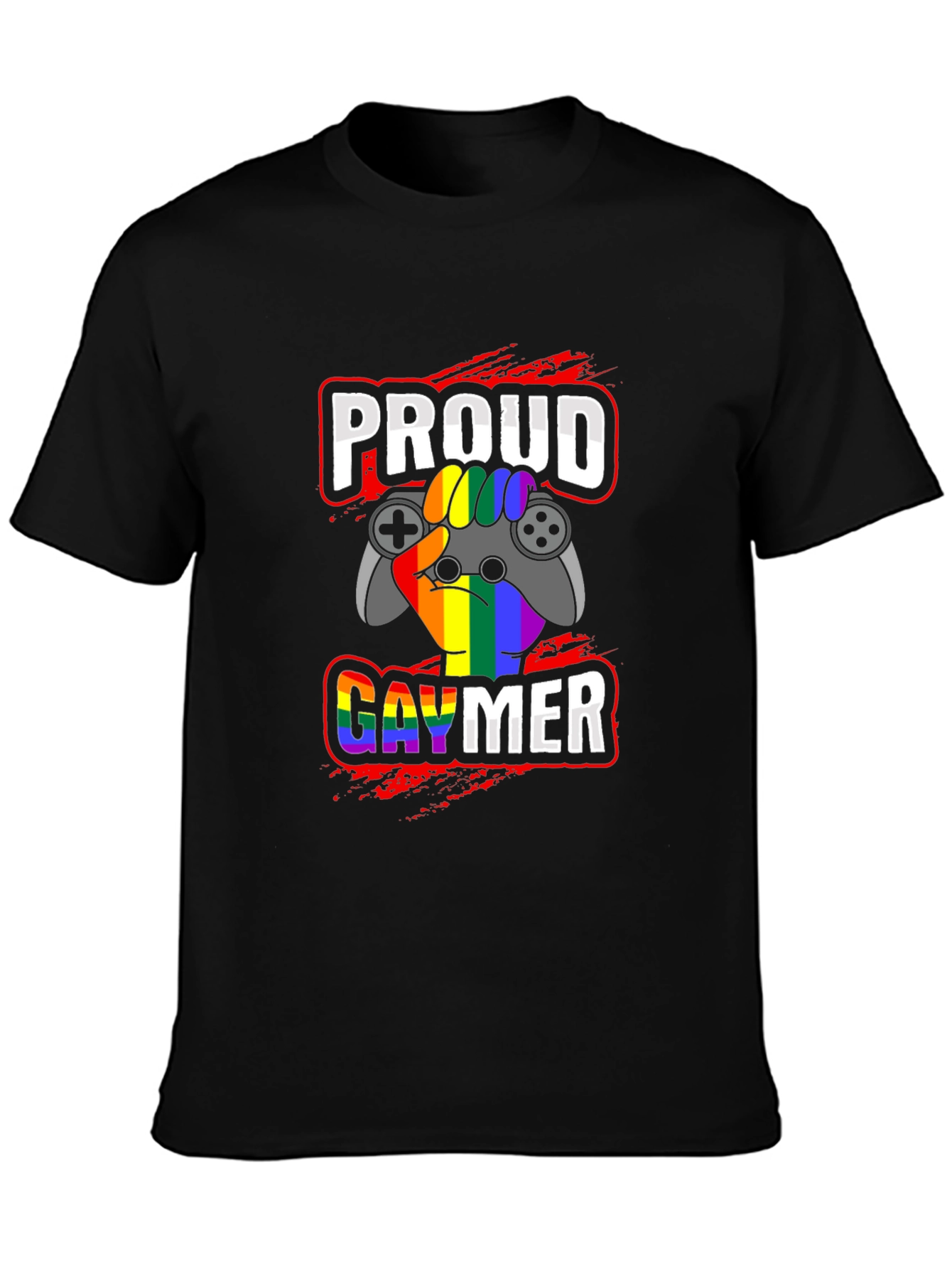 Proud Gaymer T-Shirt - LGBT Pride Gaming Tee