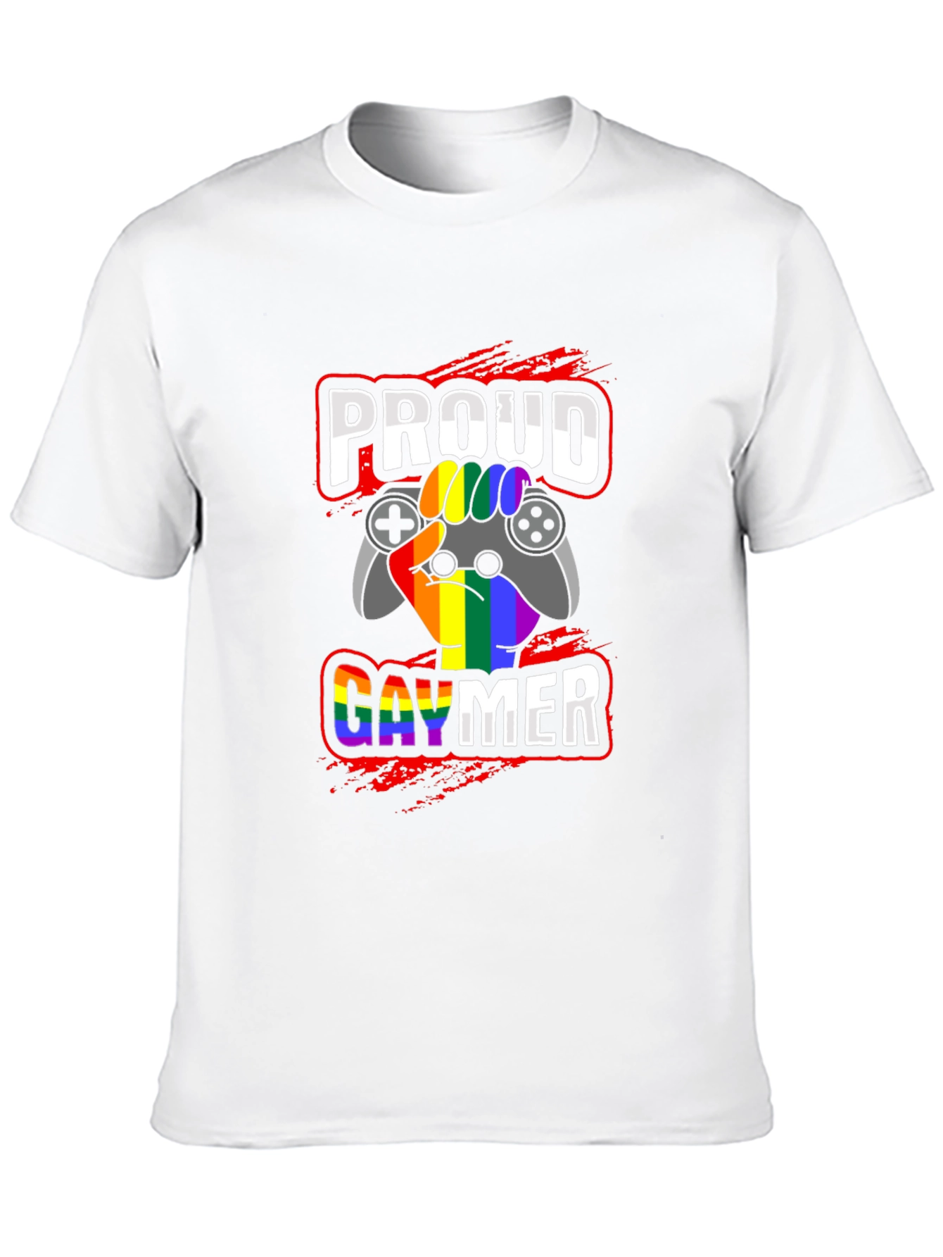 Proud Gaymer T-Shirt - LGBT Pride Gaming Tee