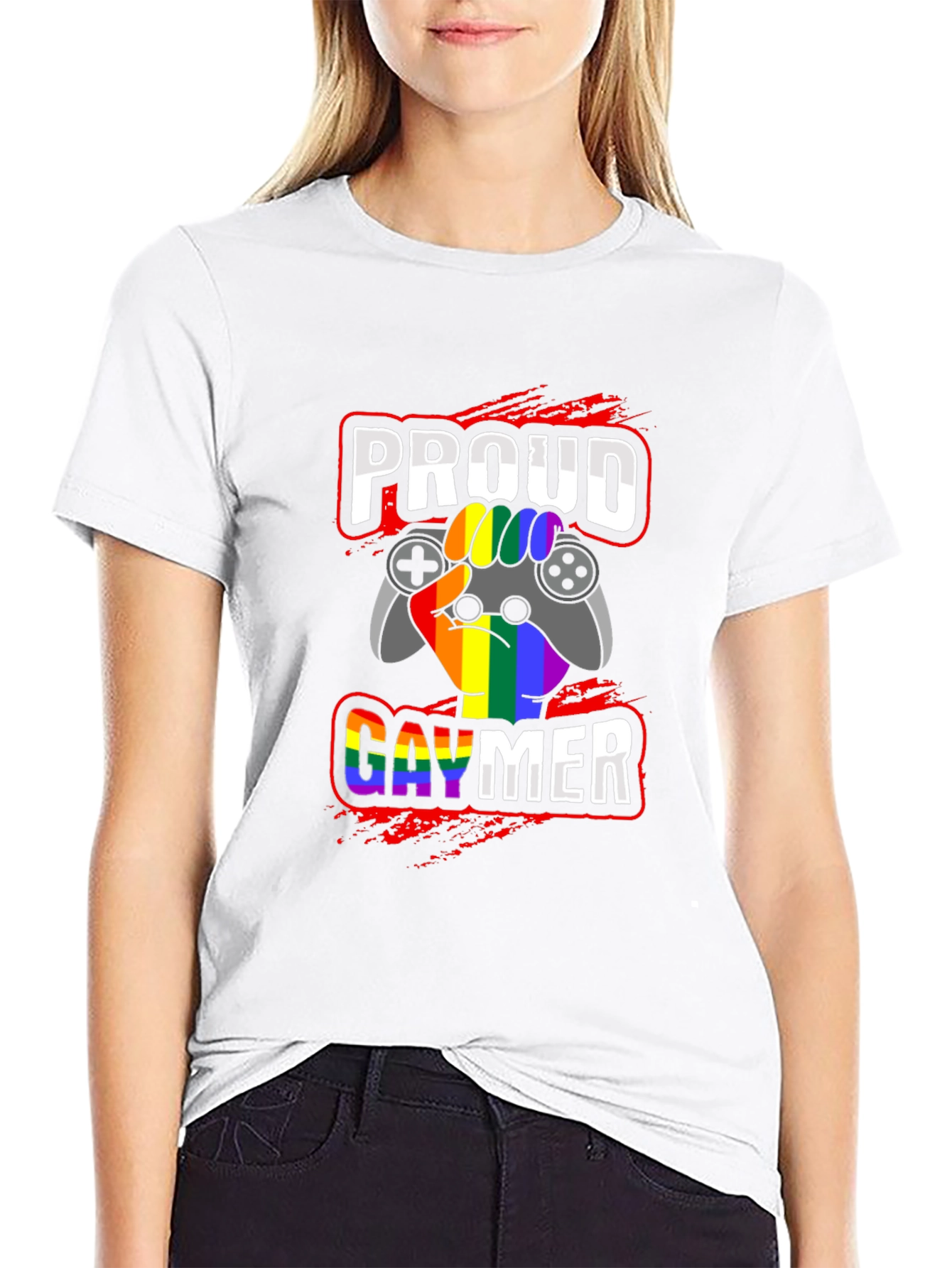 Proud Gaymer T-Shirt - LGBT Pride Gaming Tee