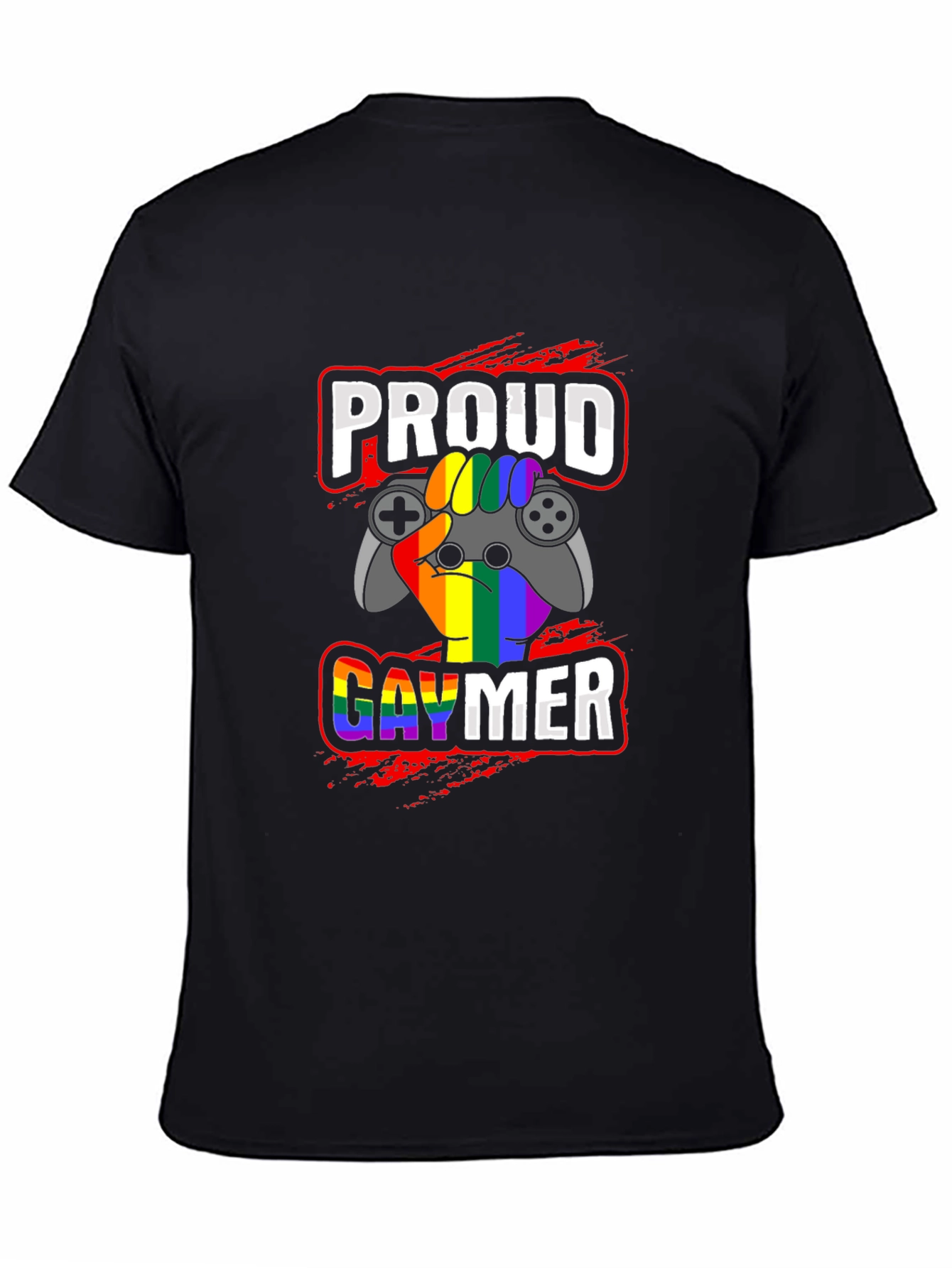 Proud Gaymer T-Shirt - LGBT Pride Gaming Tee