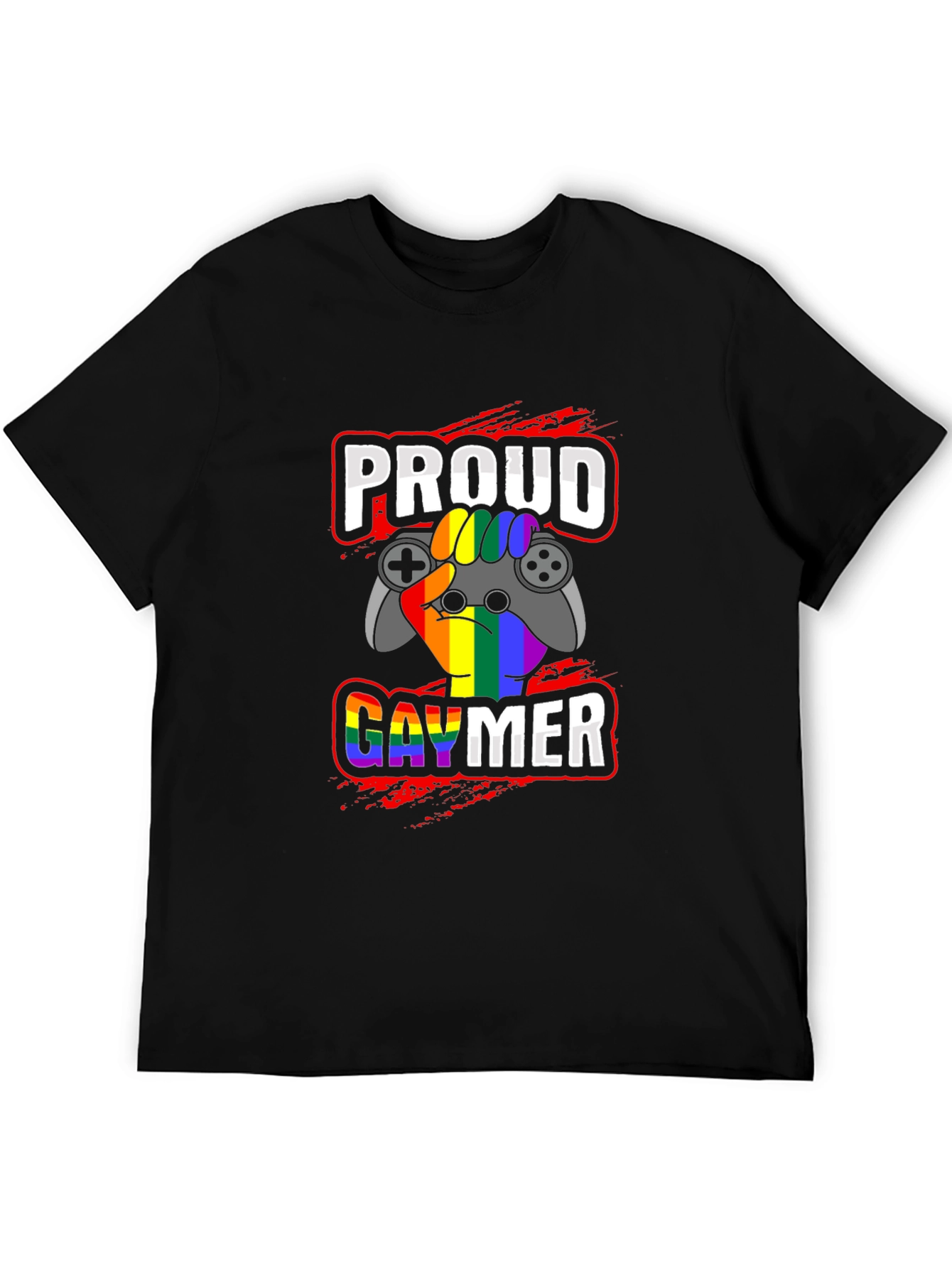 Proud Gaymer T-Shirt - LGBT Pride Gaming Tee
