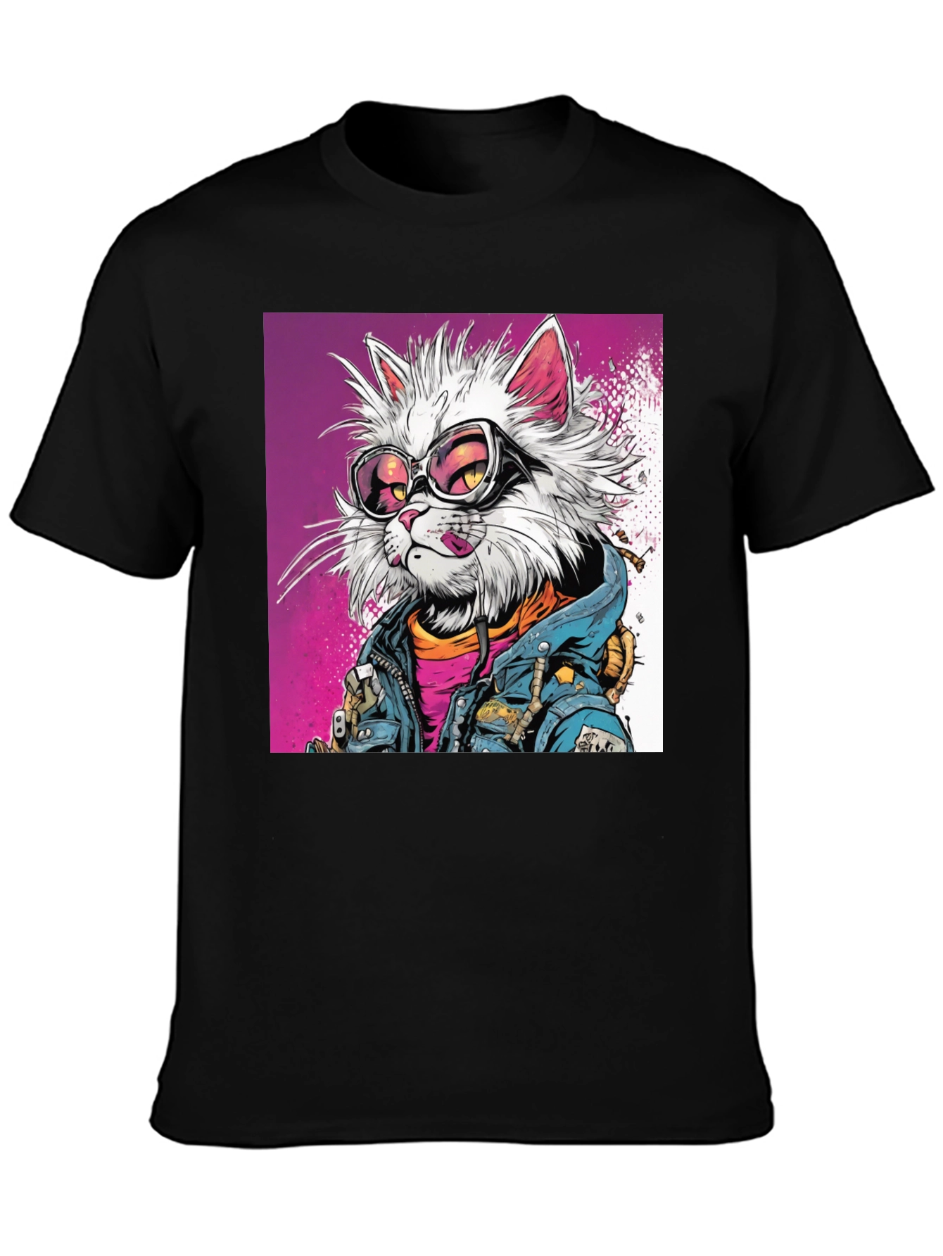 Cool Cat Graphic Tee - Stylish Streetwear