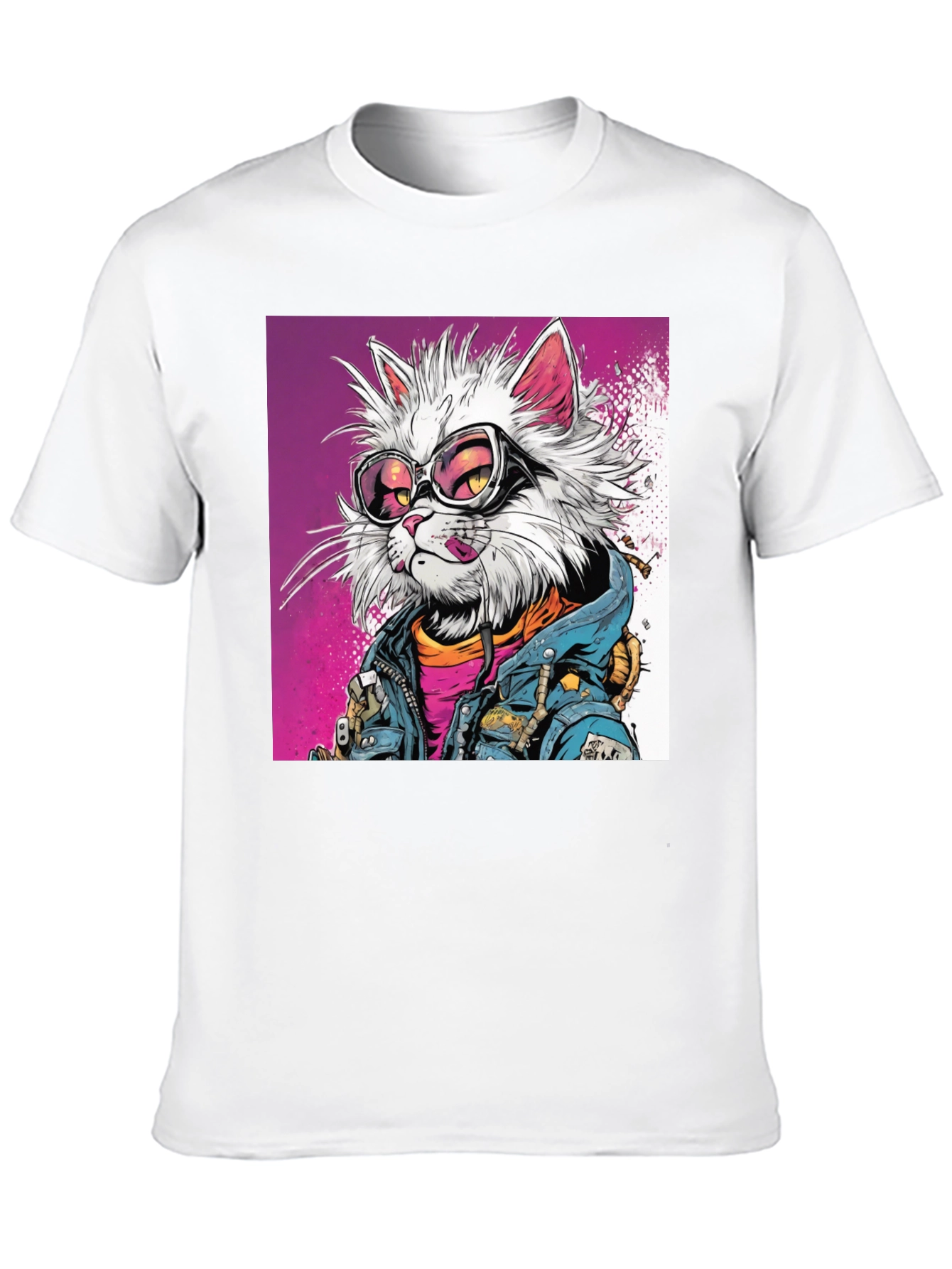 Cool Cat Graphic Tee - Stylish Streetwear