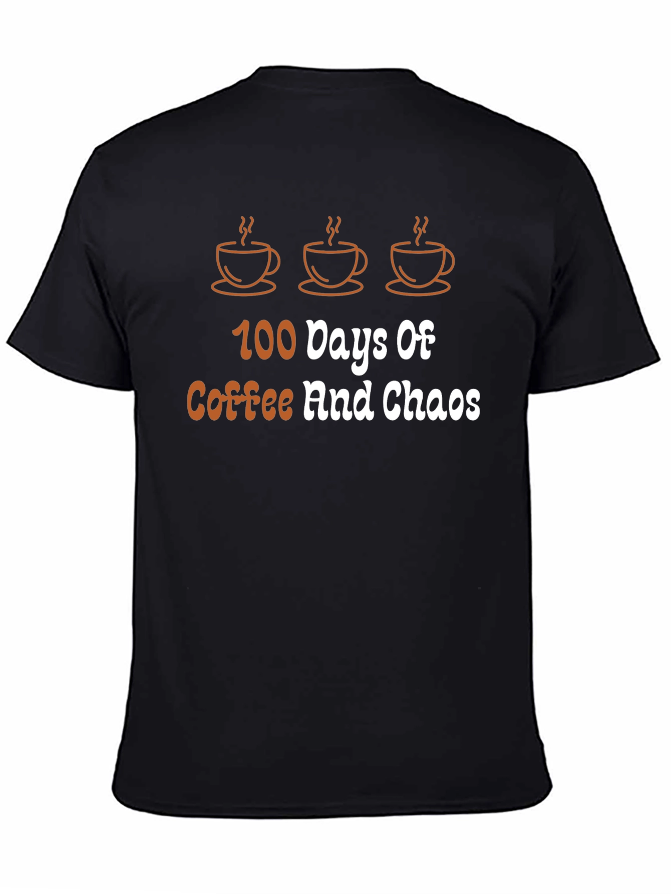 Coffee & Chaos Black T-Shirt