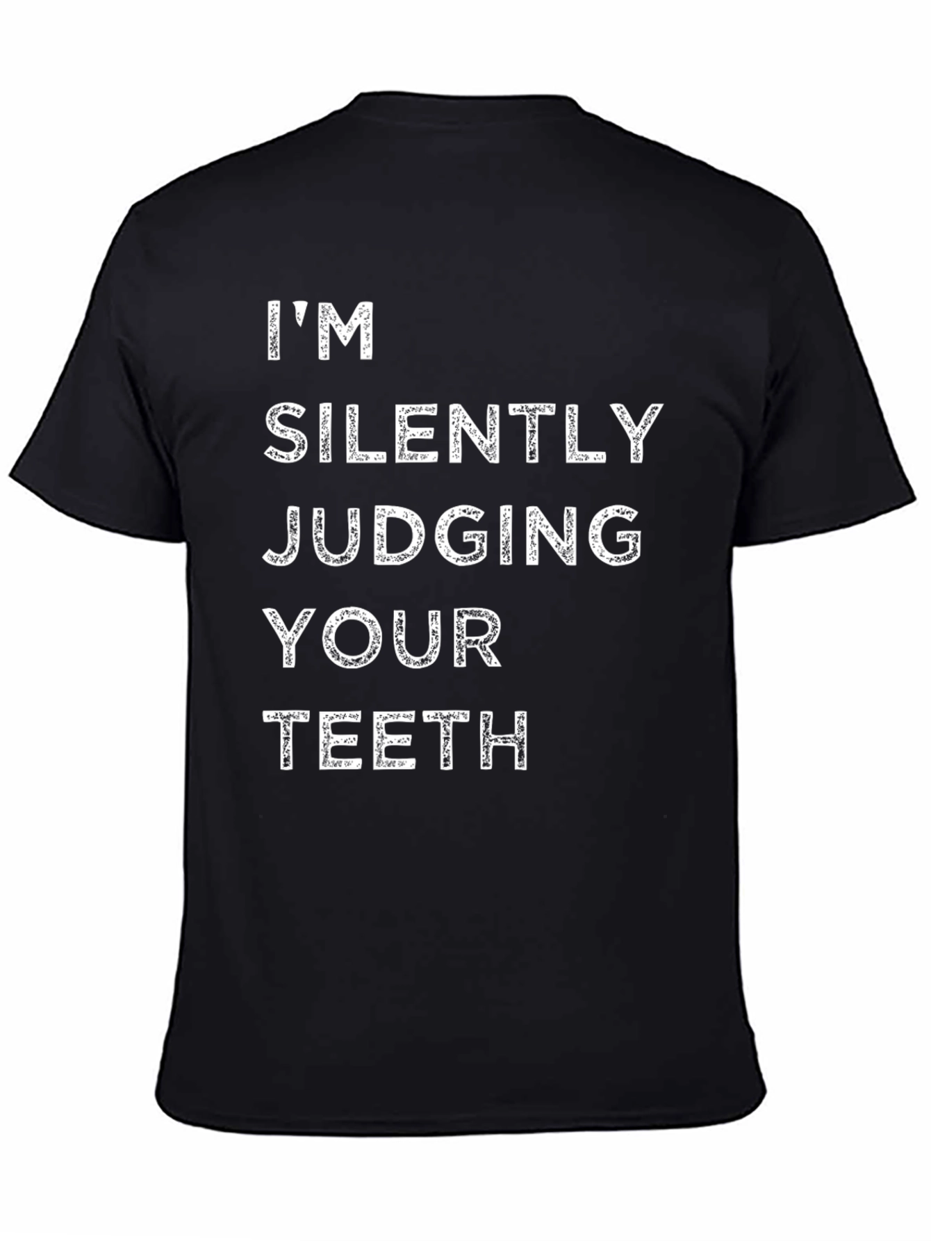 Silently Judging Teeth Graphic T-Shirt