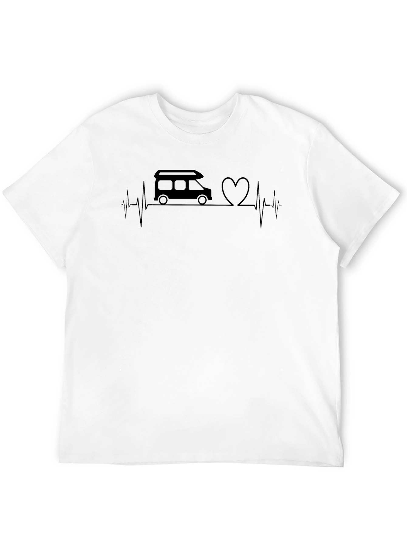Camper Van Heartbeat T-Shirt