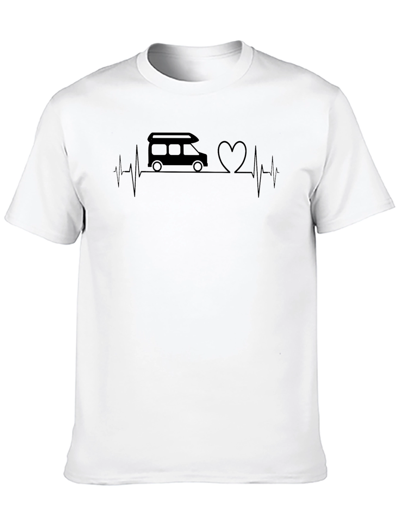 Camper Van Heartbeat T-Shirt