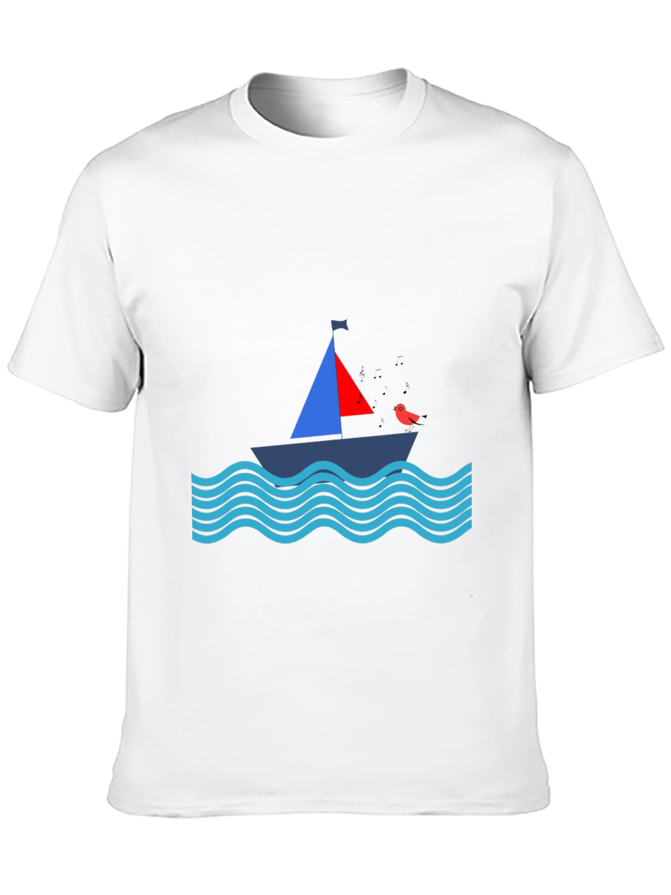 Sailboat Graphic T-Shirt - Nautical Theme