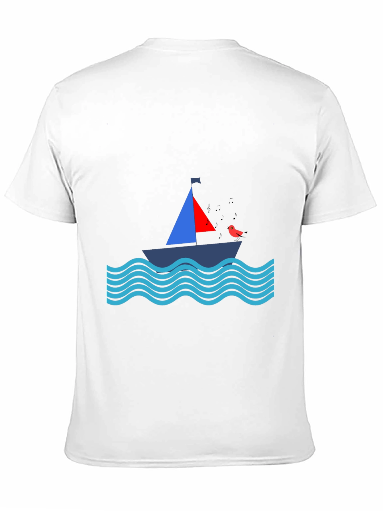 Sailboat Graphic T-Shirt - Nautical Theme