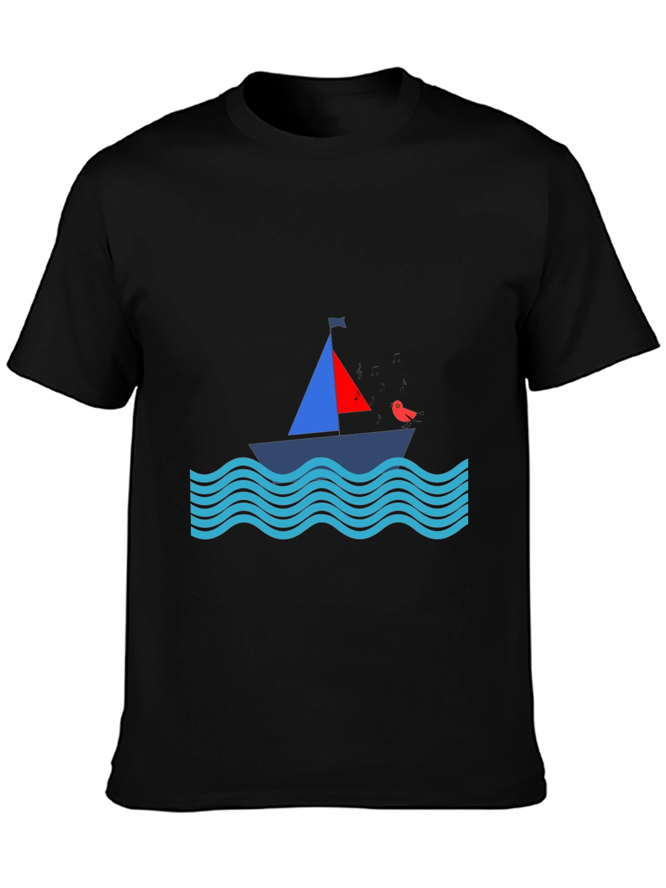 Sailboat Graphic T-Shirt - Nautical Theme