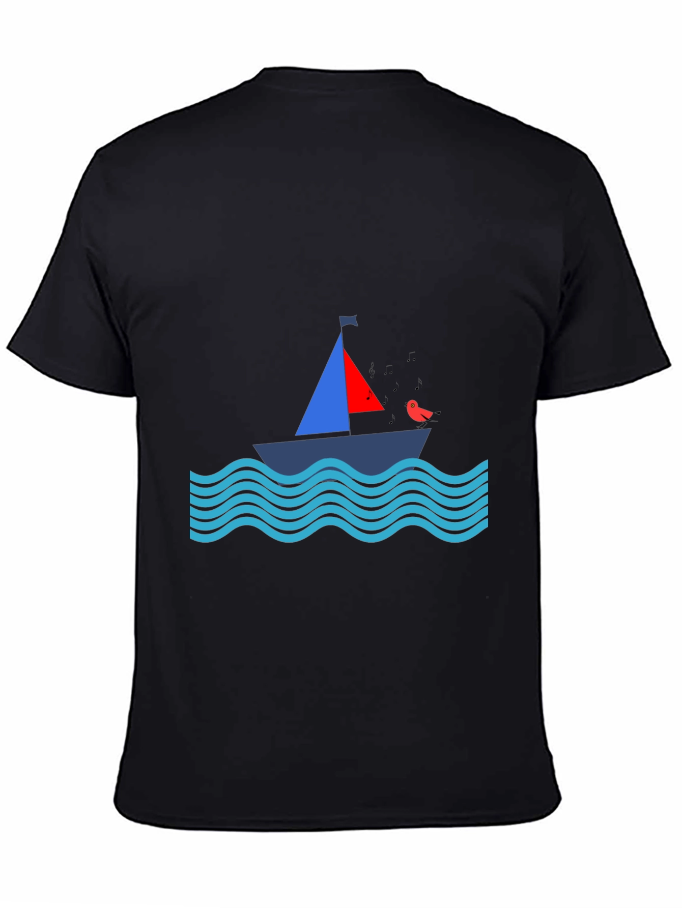 Sailboat Graphic T-Shirt - Nautical Theme