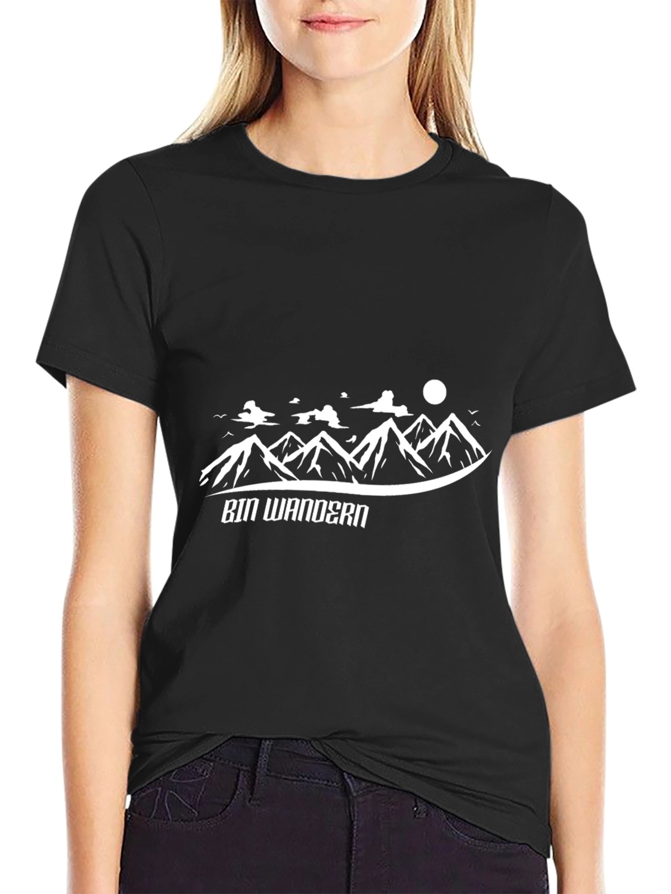 Bin Wandern Mountain T-Shirt - Hiking Adventure Tee