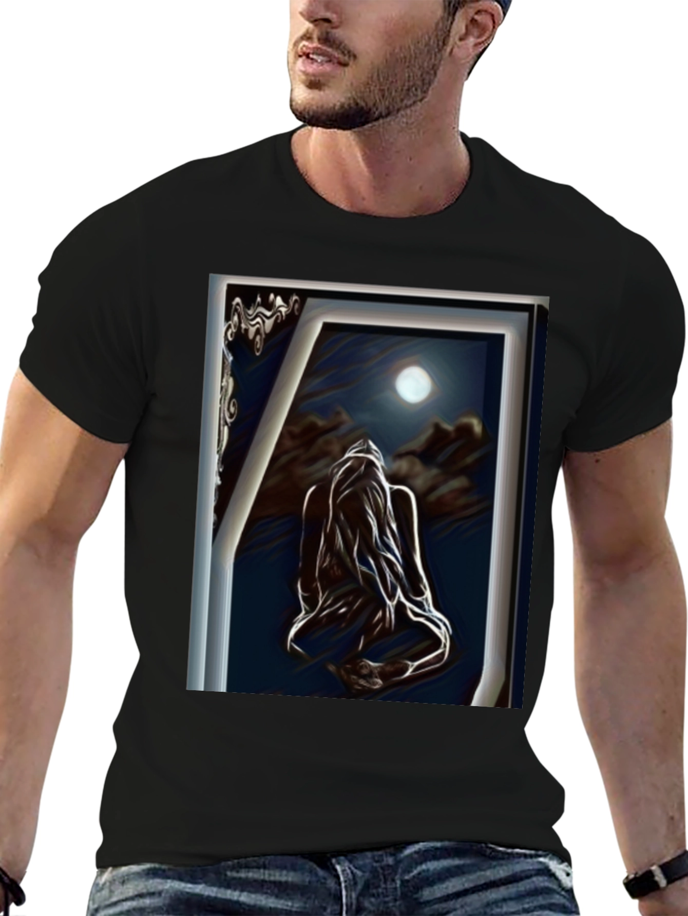 Moonlit Silhouette Tee