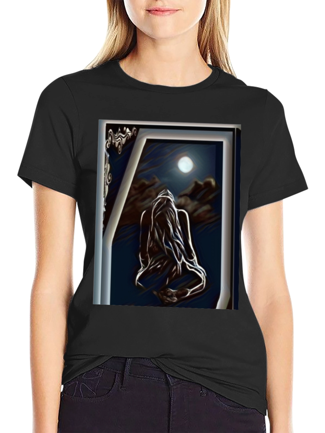 Moonlit Silhouette Tee
