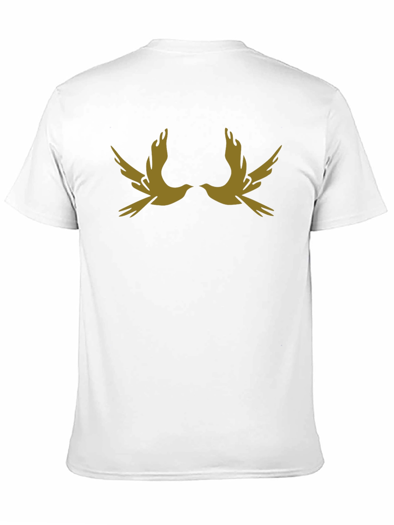 Two Doves Black Graphic Tee - Stylish Casual Wear