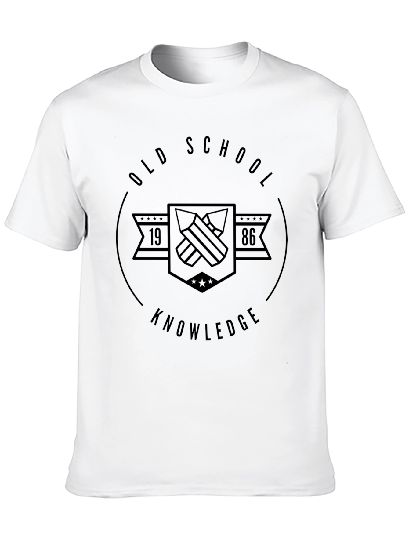 Old School Knowledge Graphic T-Shirt