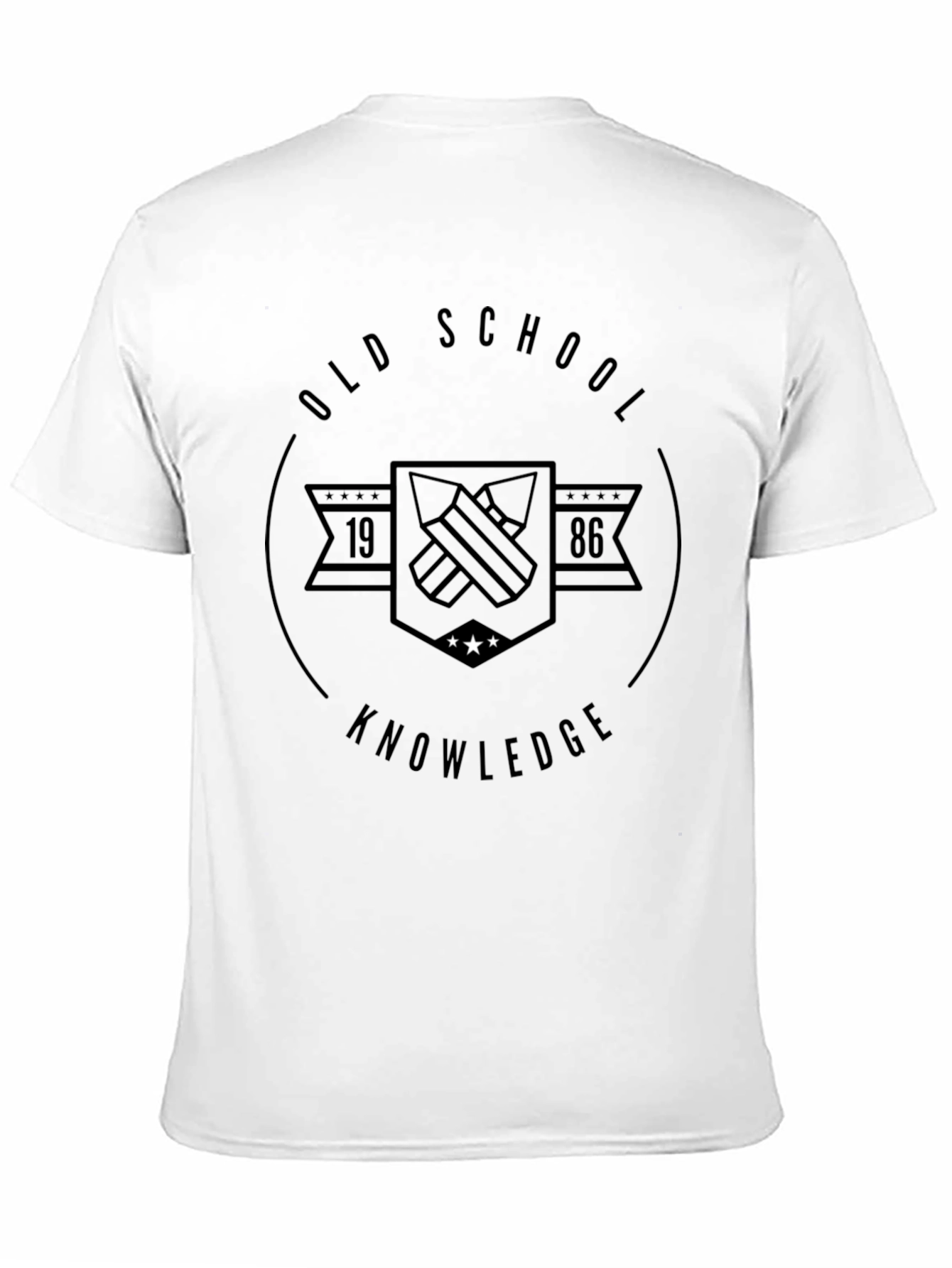 Old School Knowledge Graphic T-Shirt
