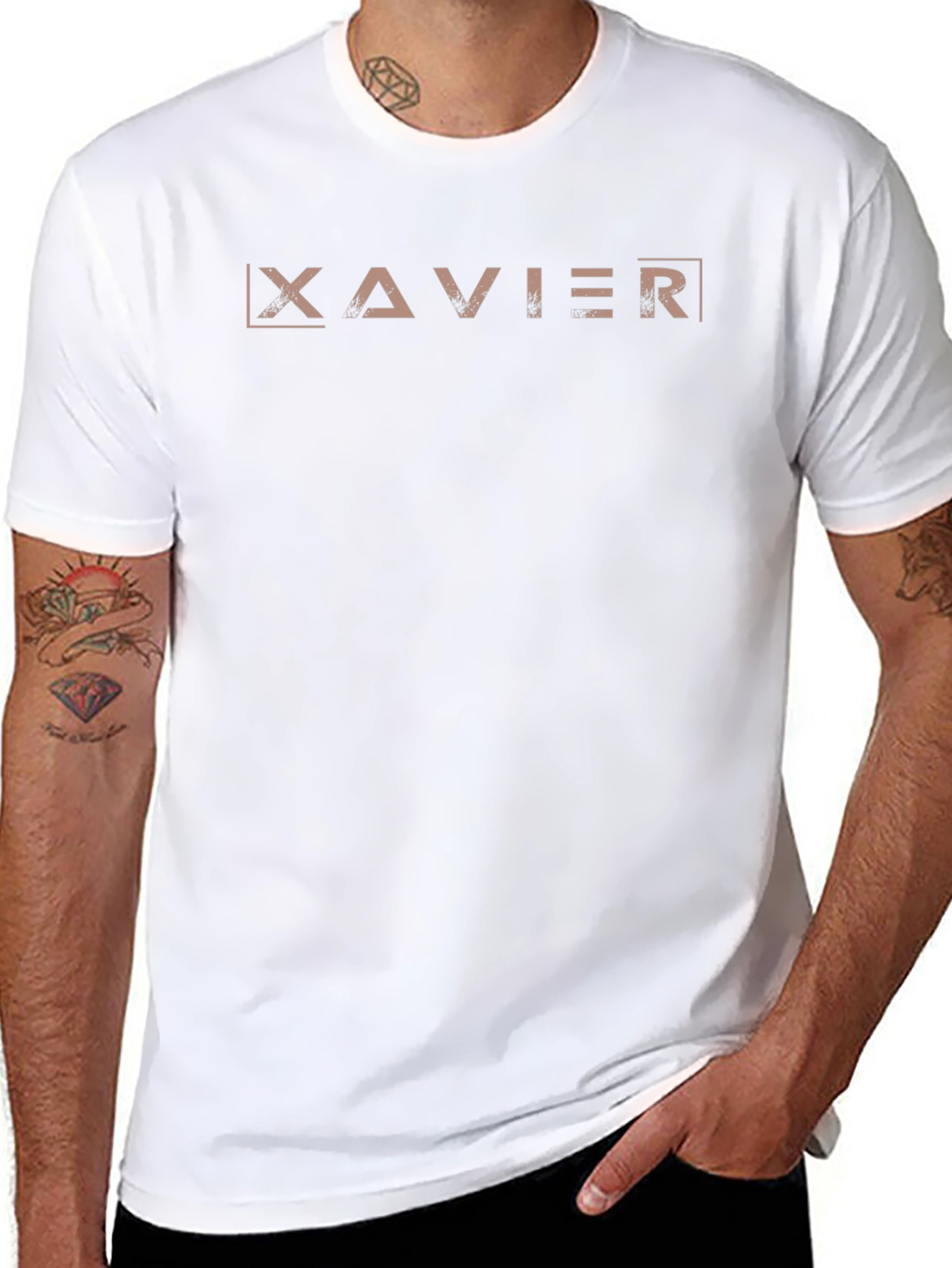 Xavier Graphic Black T-Shirt